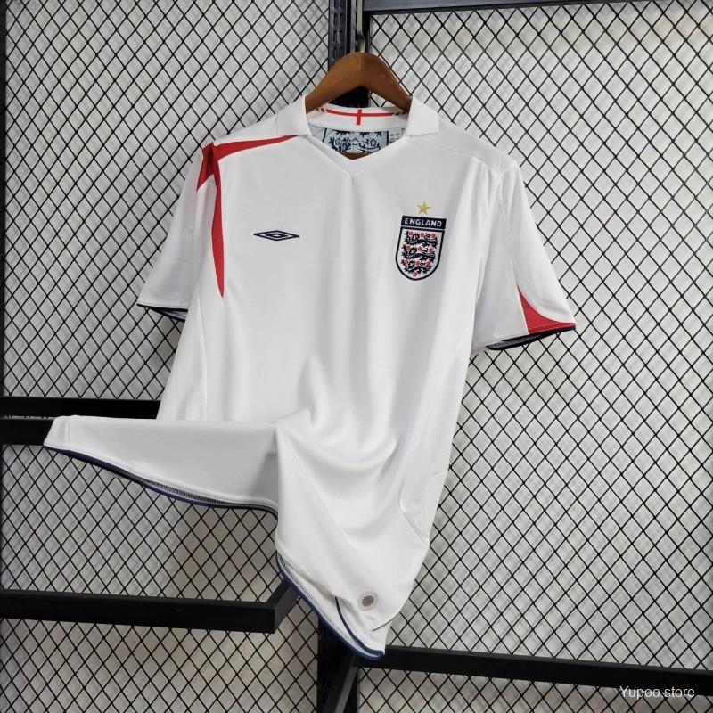 SIUjerseys-Retro England 2006 Home Stadium Jersey