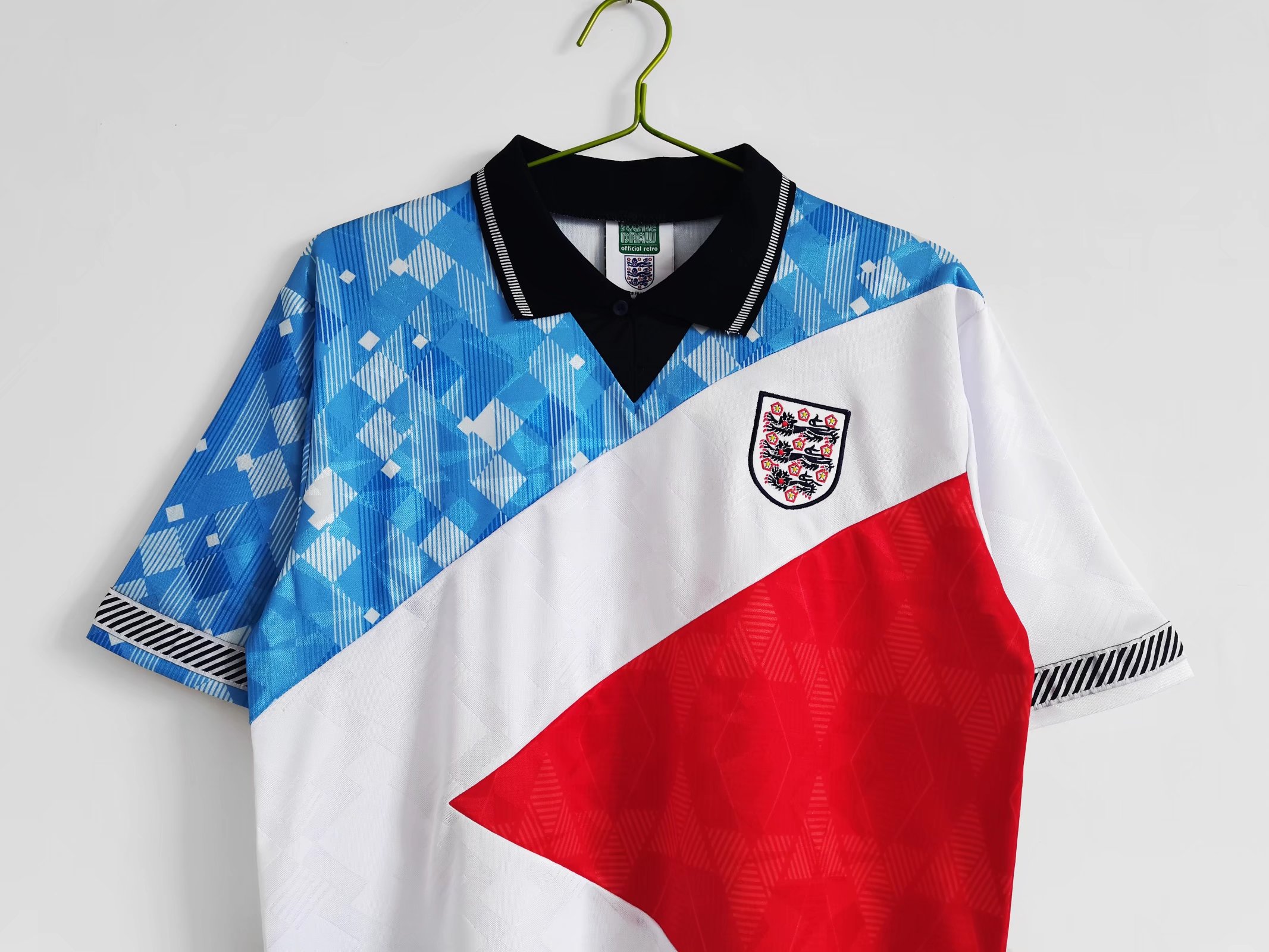SIUjerseys-Retro England 1990 Three Color Jersey