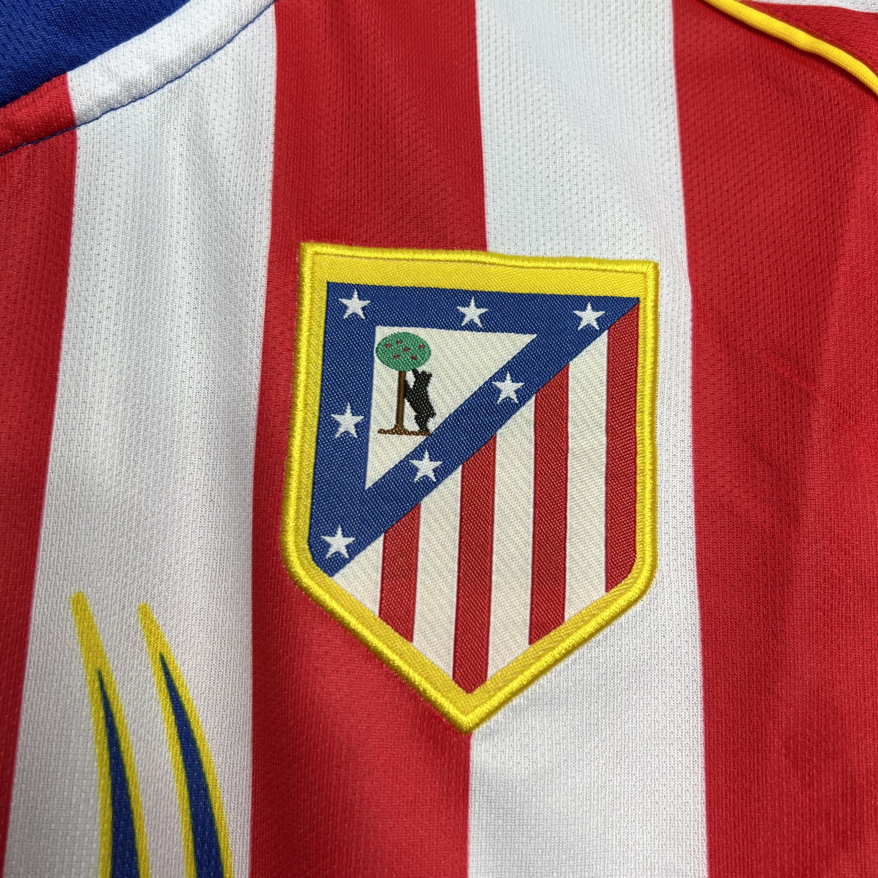 unitedfutballjersey-Retro Atletico Madrid 2004-05 Home Stadium Jersey - S.p.i.d.e.r M.a.n