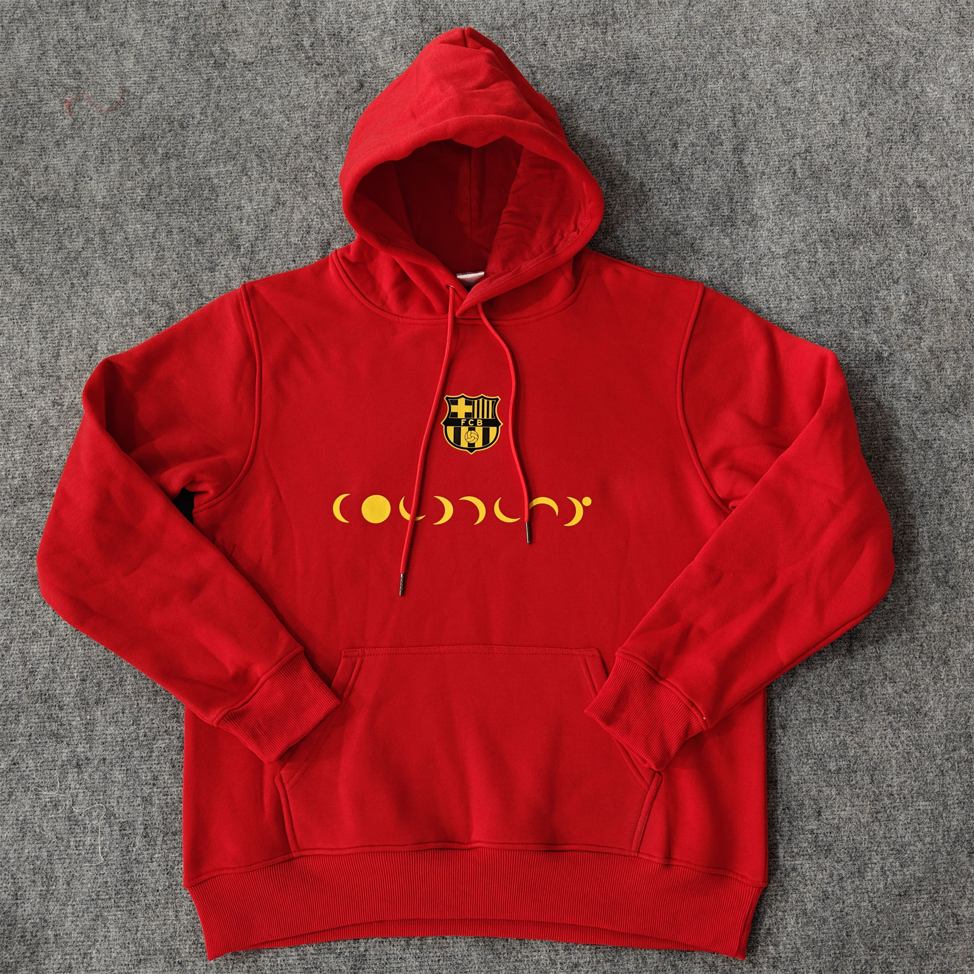 unitedfutballjersey-Barcelona X Coldplay 24-25 Moon Silhouette Hoodie - Red