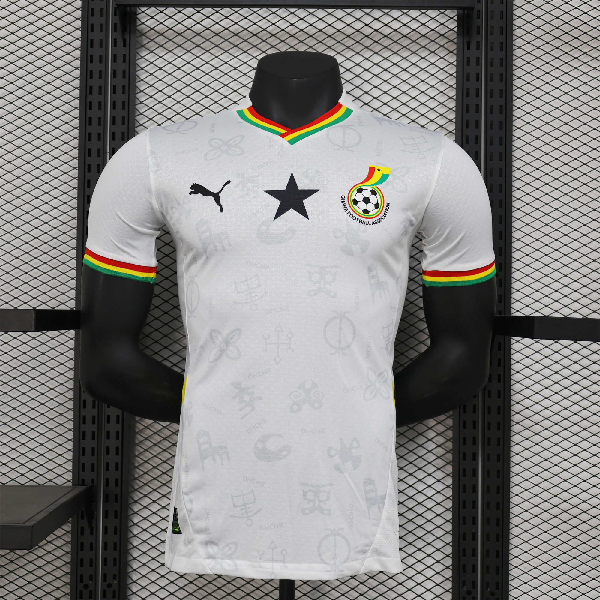 ManixJersey.com | Ghana 2024-25 Home Jersey - Player Version -Customize Name, Number and Patch | Worldwide Shipping