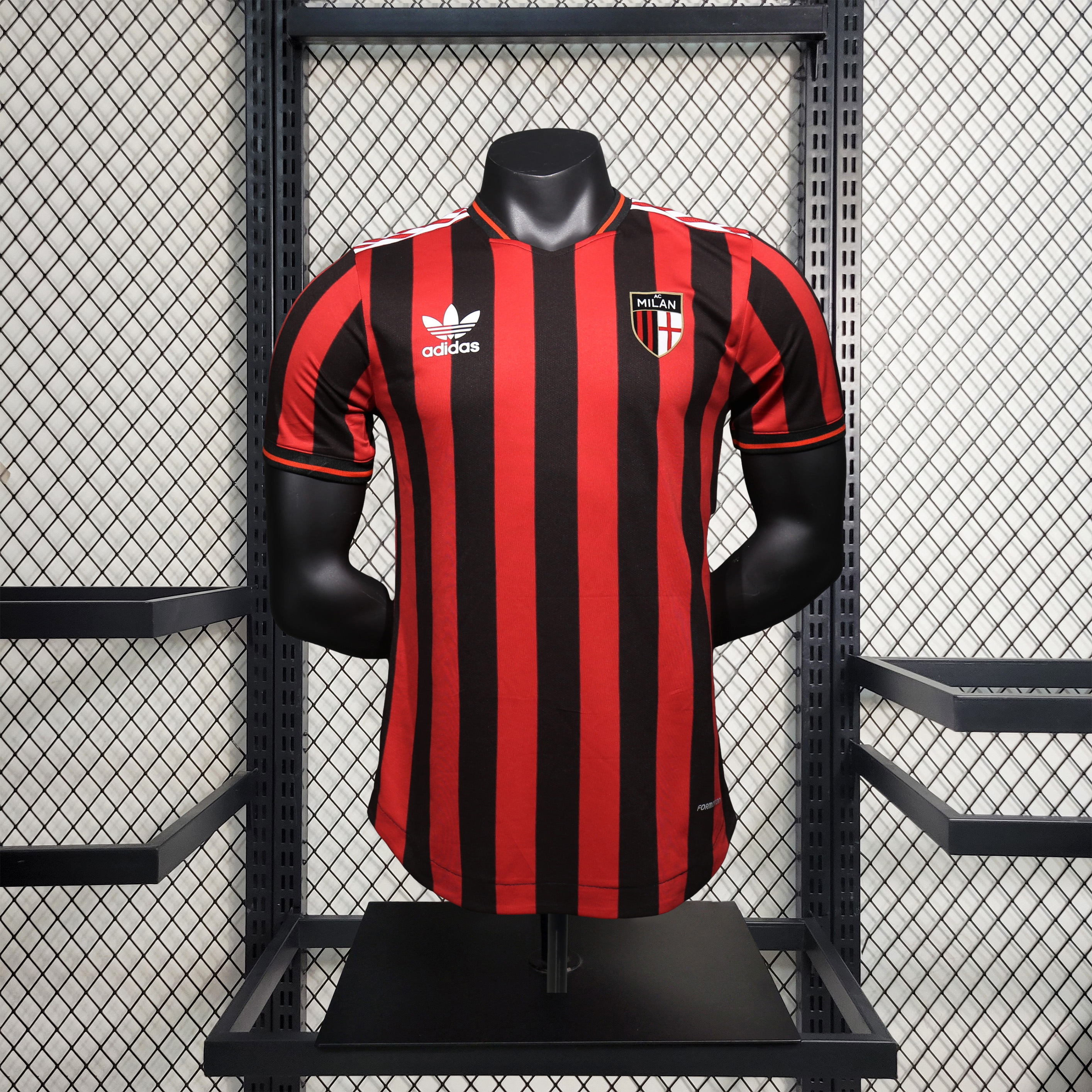 SIUjerseys-AC Milan 24-25 Trefoil Vintage Unsponsored Special Jersey