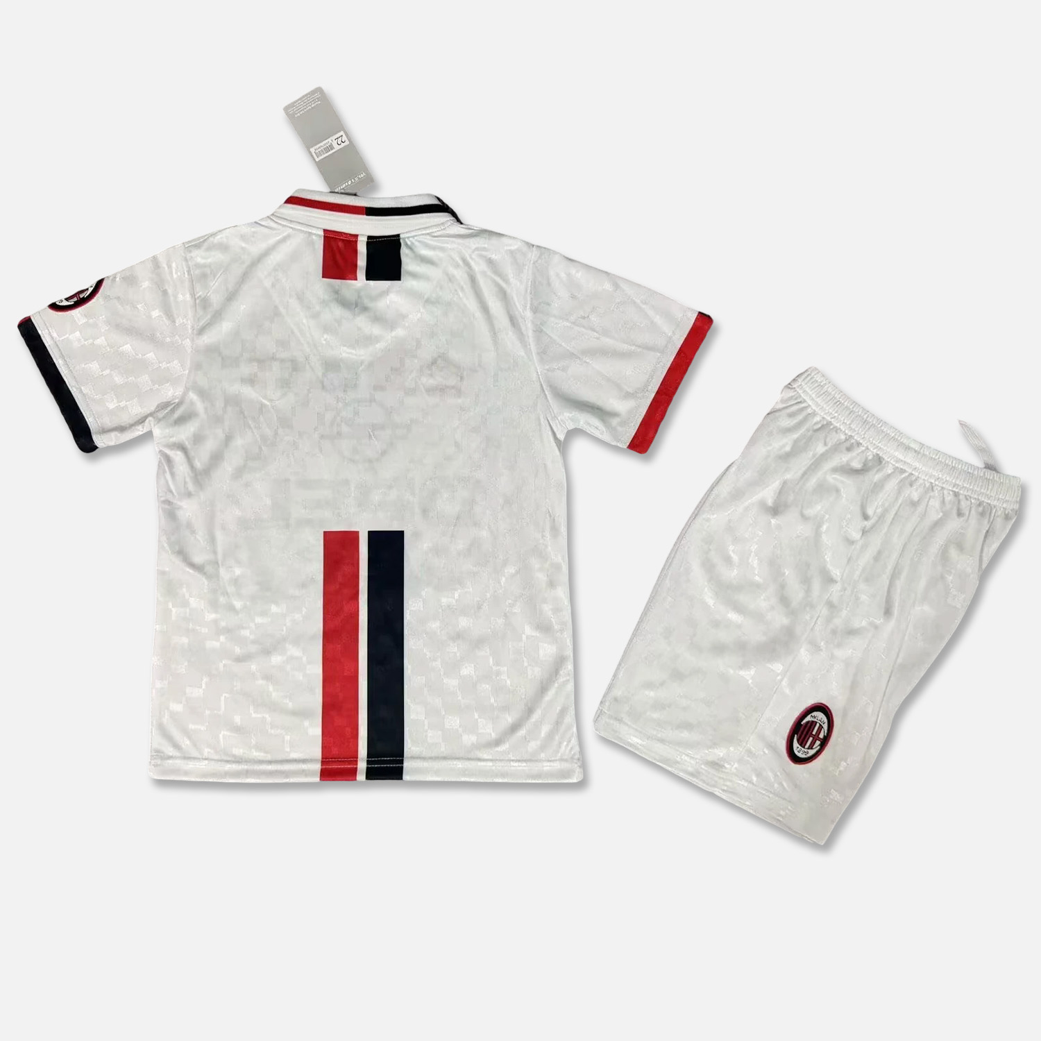 unitedfutballjersey-Retro AC Milan 1996-97 Away Kids Kit