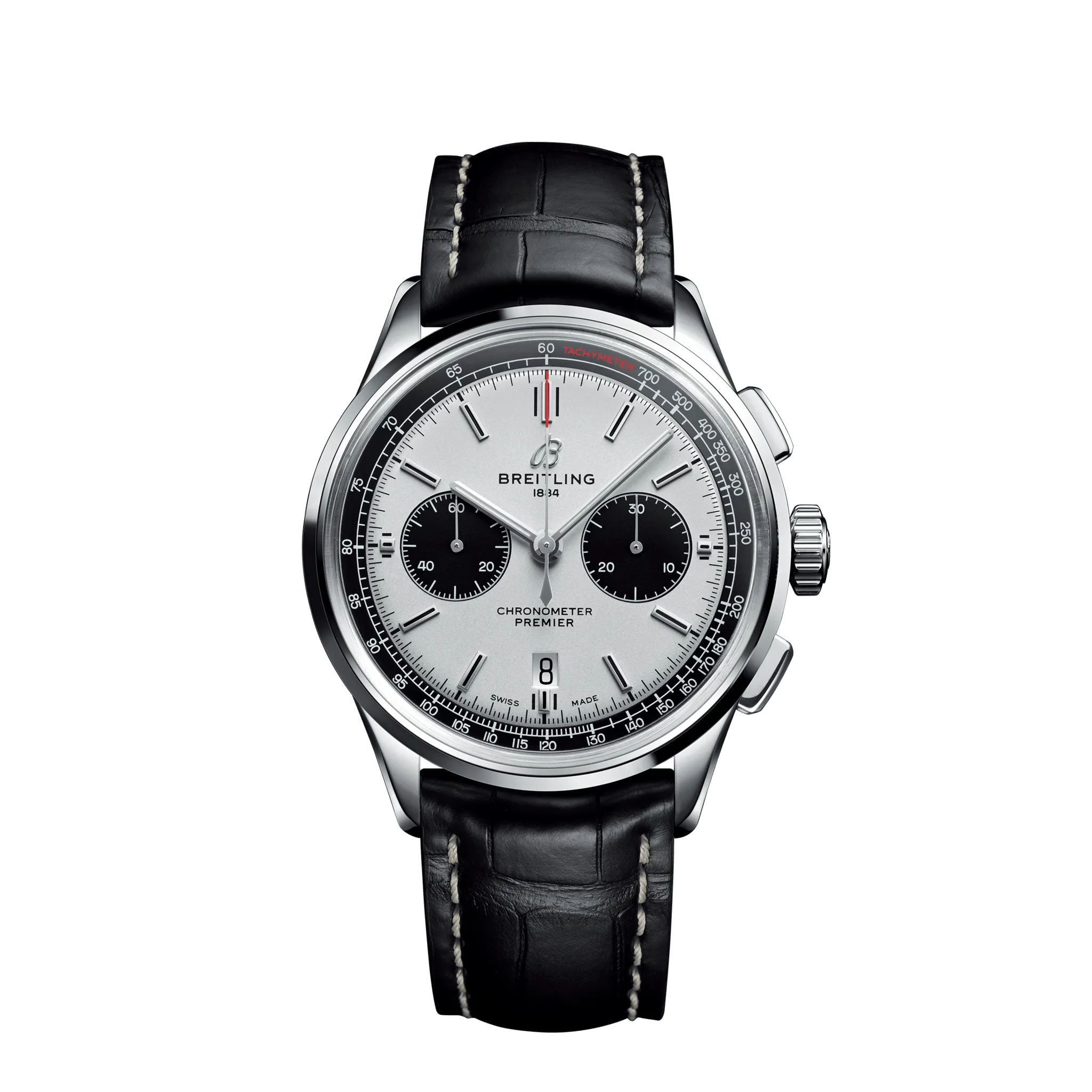 Premier B01 Chronograph 42 - Fine Steel - Silver AB0118221G1P1