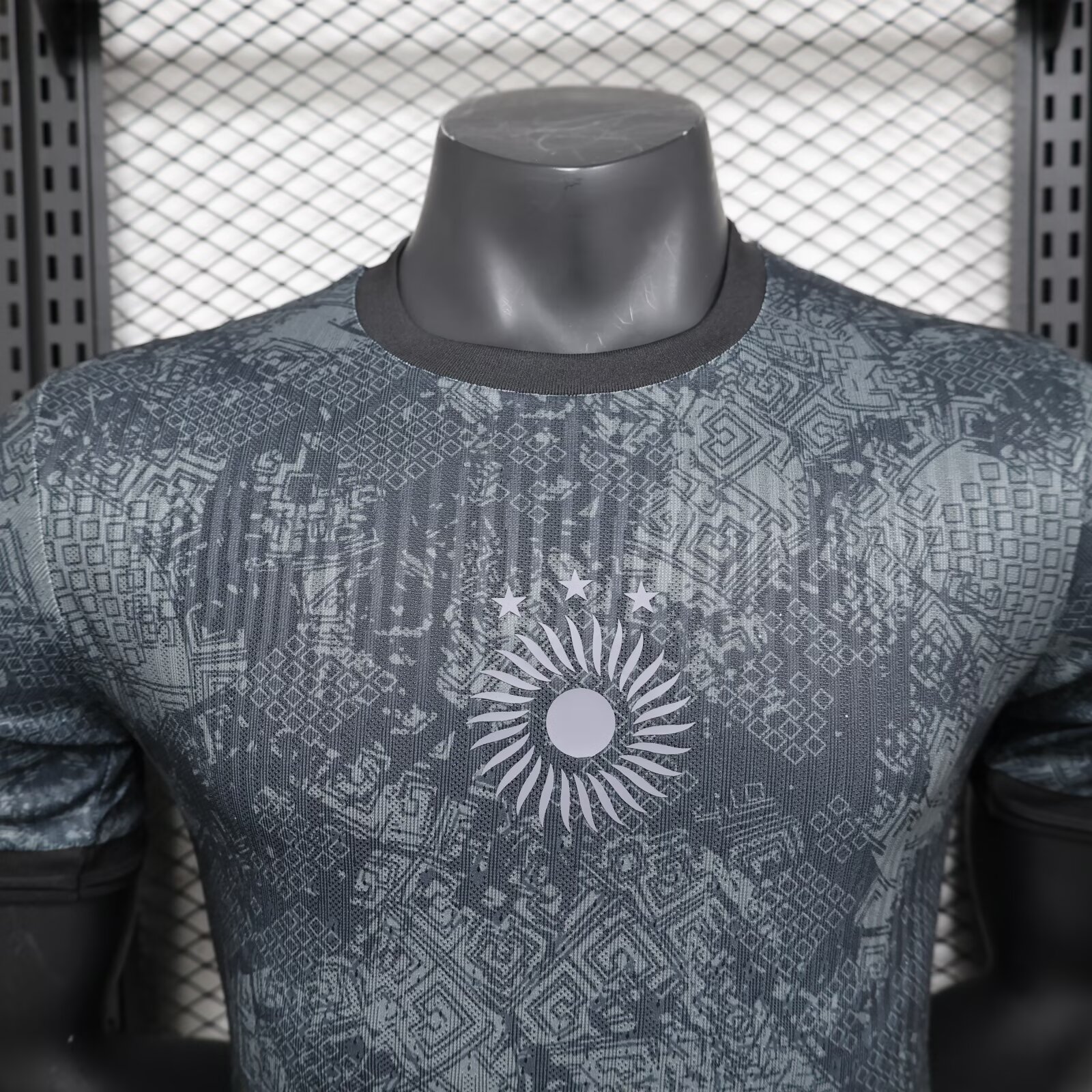 SIUjerseys-Argentina 2024-25 COMMA Messi Black Jersey - Black Version