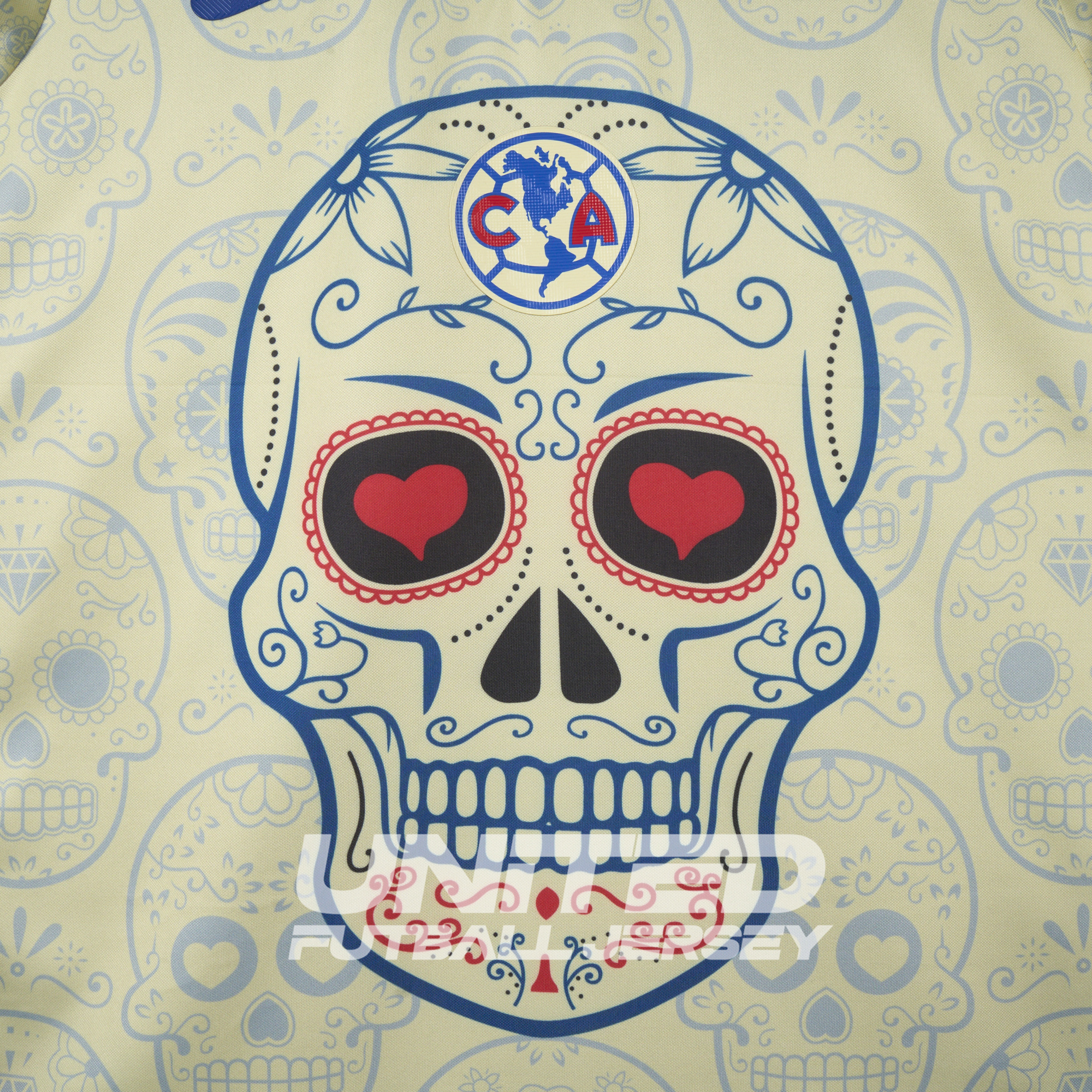 unitedfutballjersey-Club América 24-25 Day of the Dead Special Edition Jersey - Fans Version