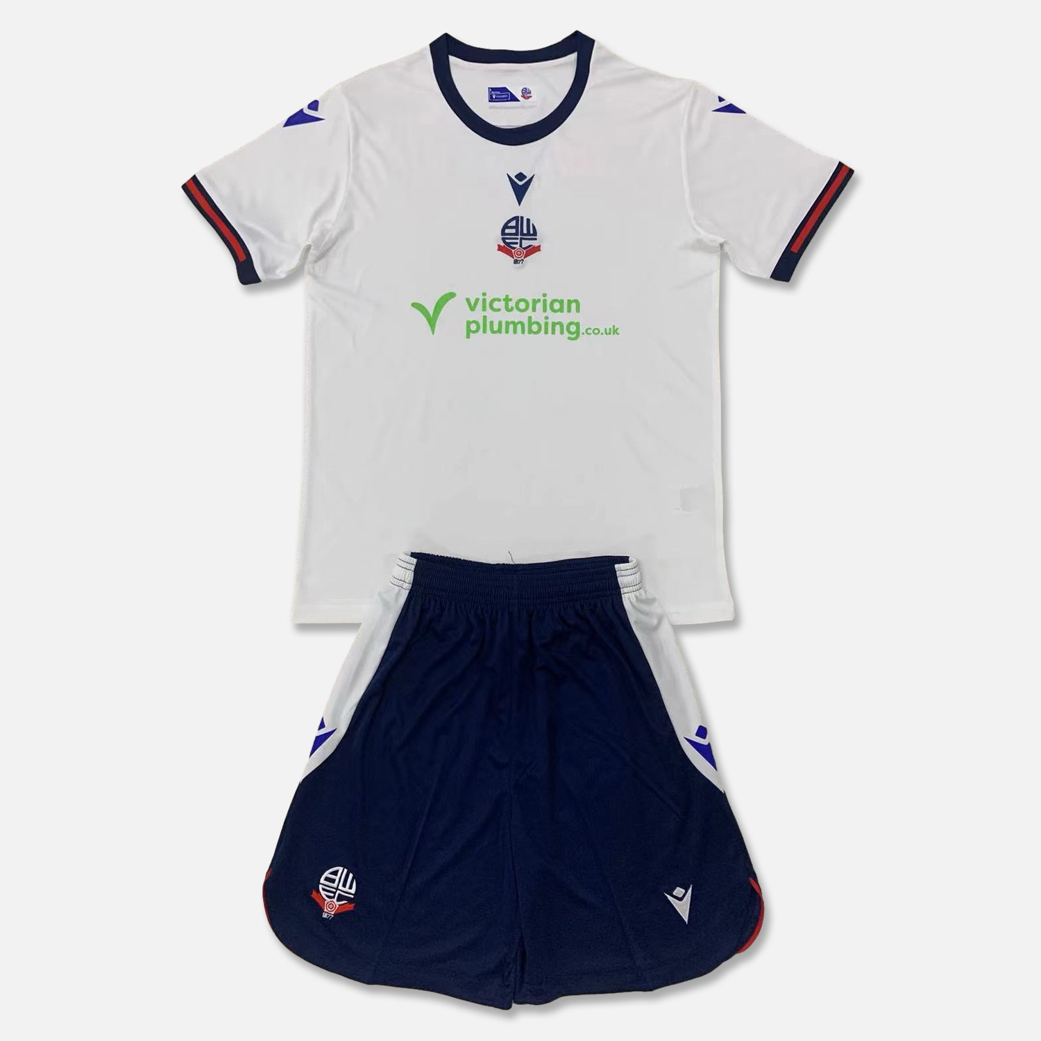 SIUjerseys-Bolton Wanderers 24-25 Home Men's Adult Jersey Set - Fans Version