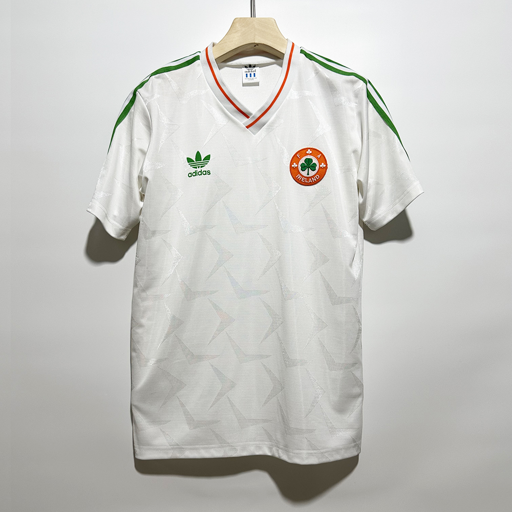 SIUjerseys-Retro Ireland 1990 Away Unsponsored Jersey