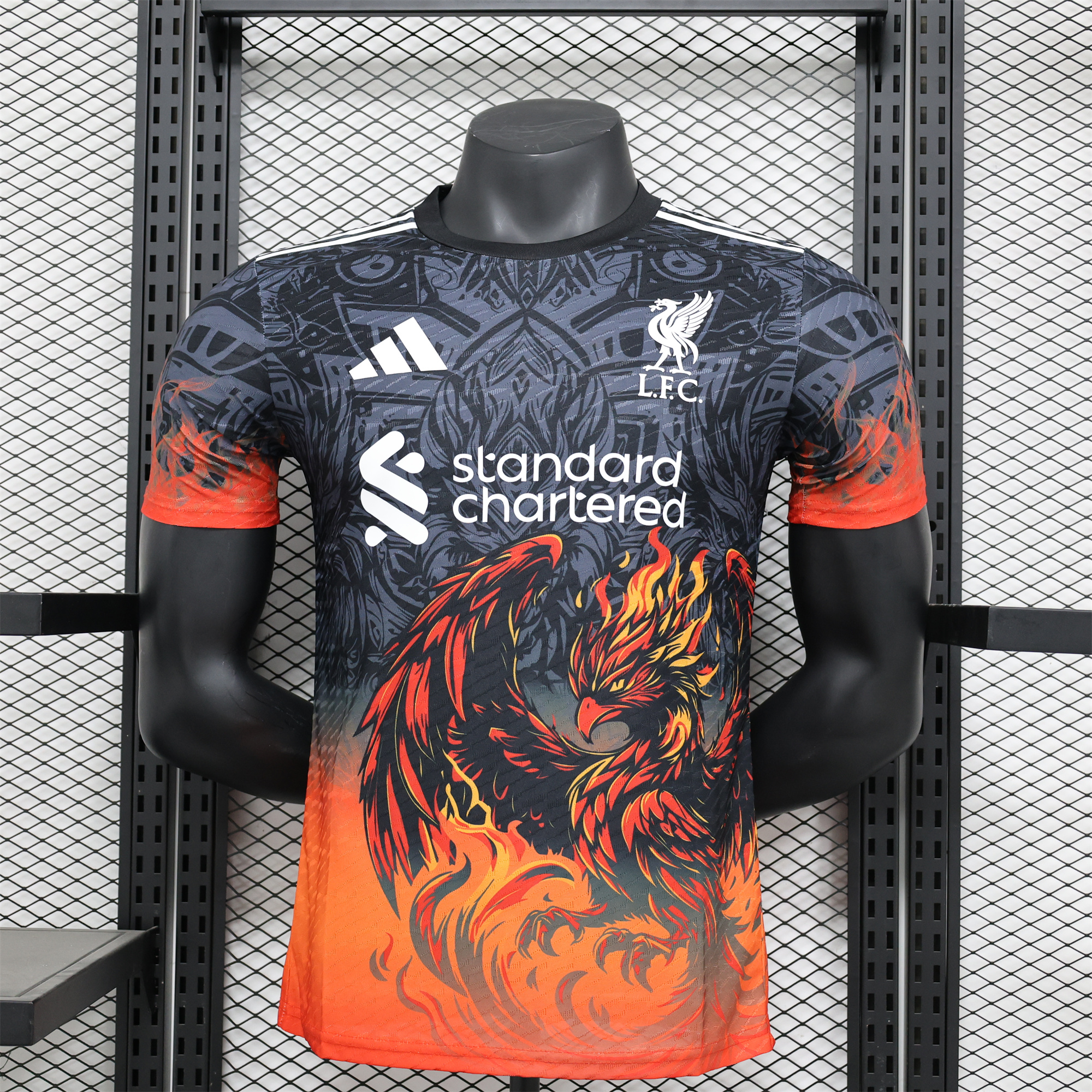 ManixJersey.com | Liver.pool 24-25 Red Fire Phoenix Special Edition Jersey - Player Version -Customize Name, Number and Patch | Worldwide Shipping