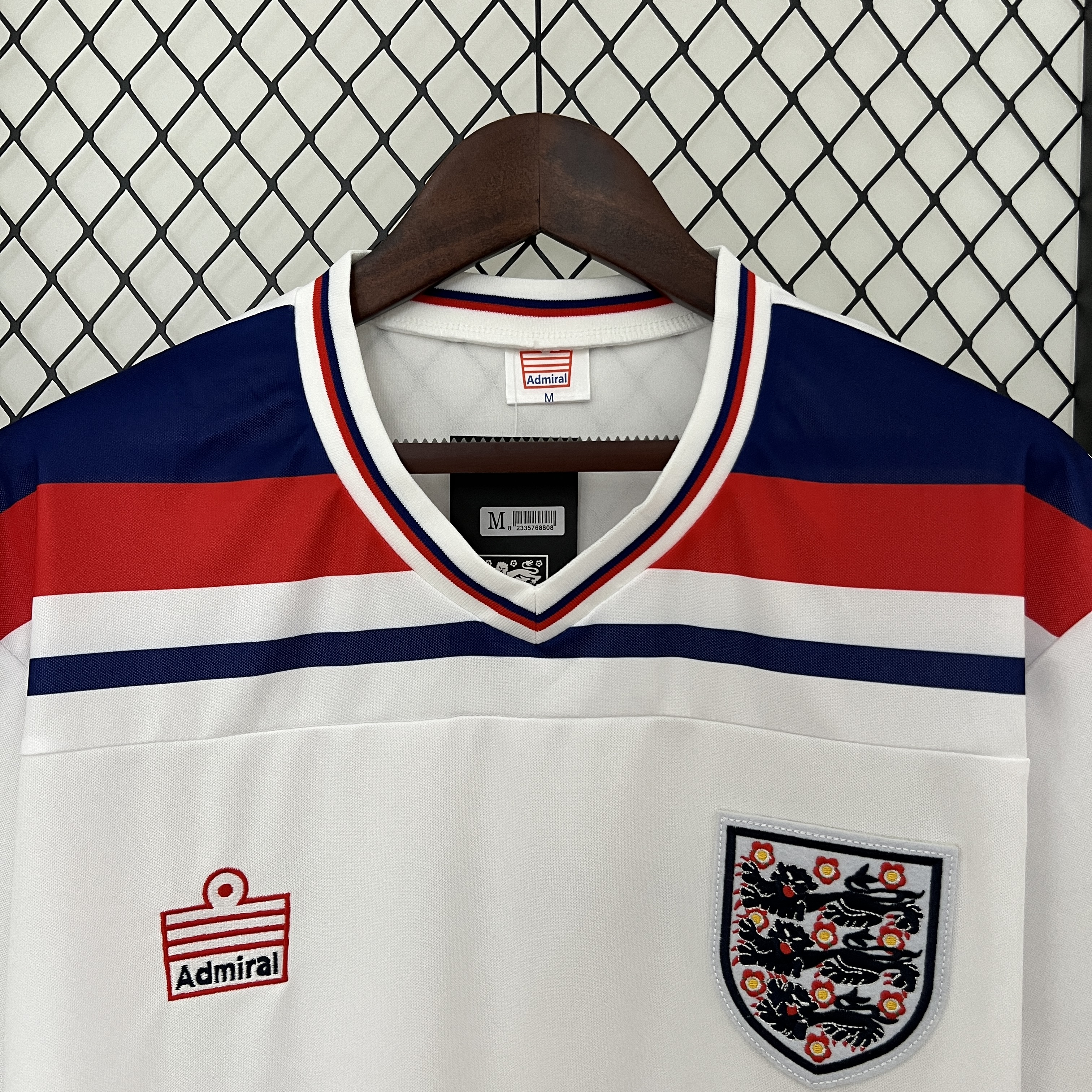 unitedfutballjersey-Retro England 1982 Home Stadium Jersey