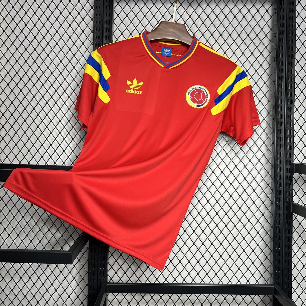 unitedfutballjersey-Retro Colombia 1990 Away Jersey