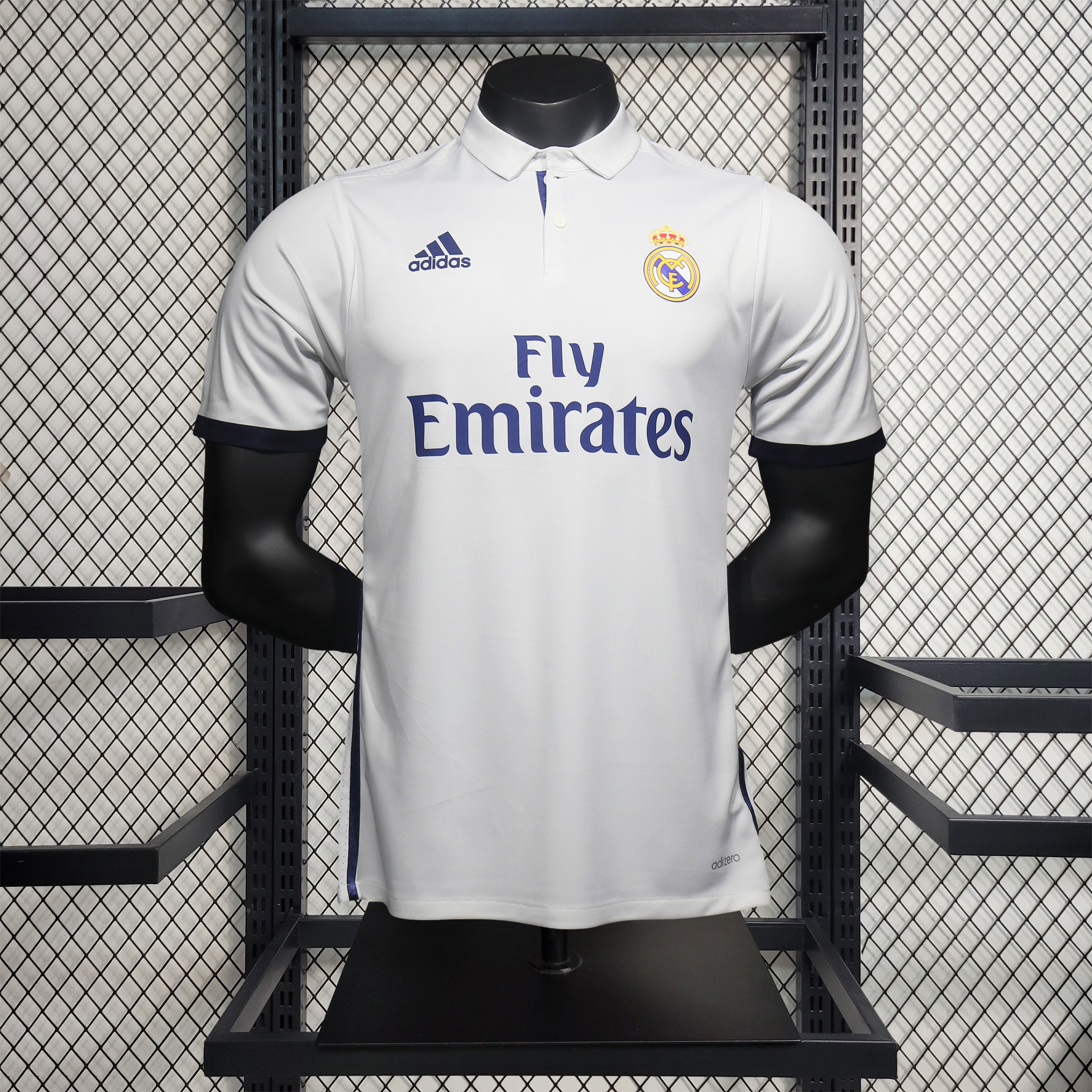 SIUjerseys-Retro Real Madrid 16-17 Home Jersey - Player Version