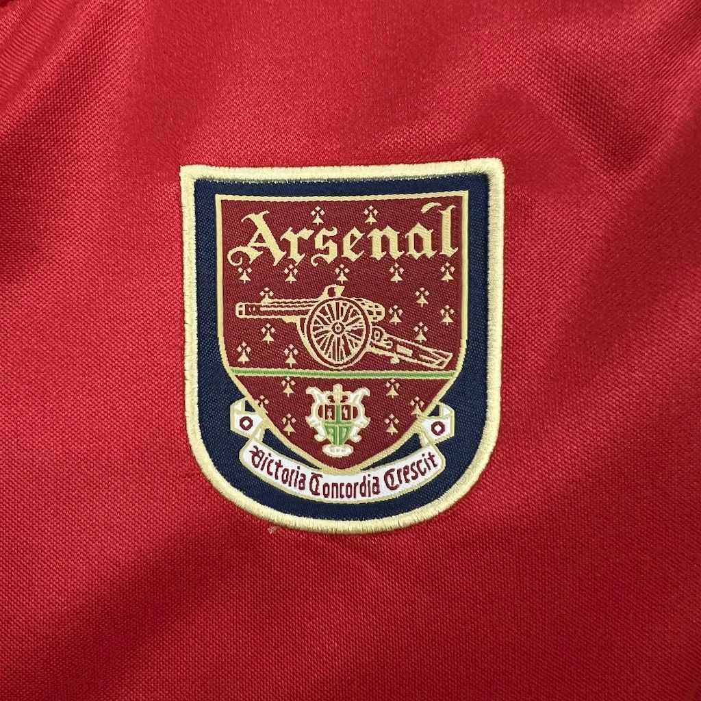 SIUjerseys-Retro Arsenal 2001-02 Home Long Sleeves Jersey