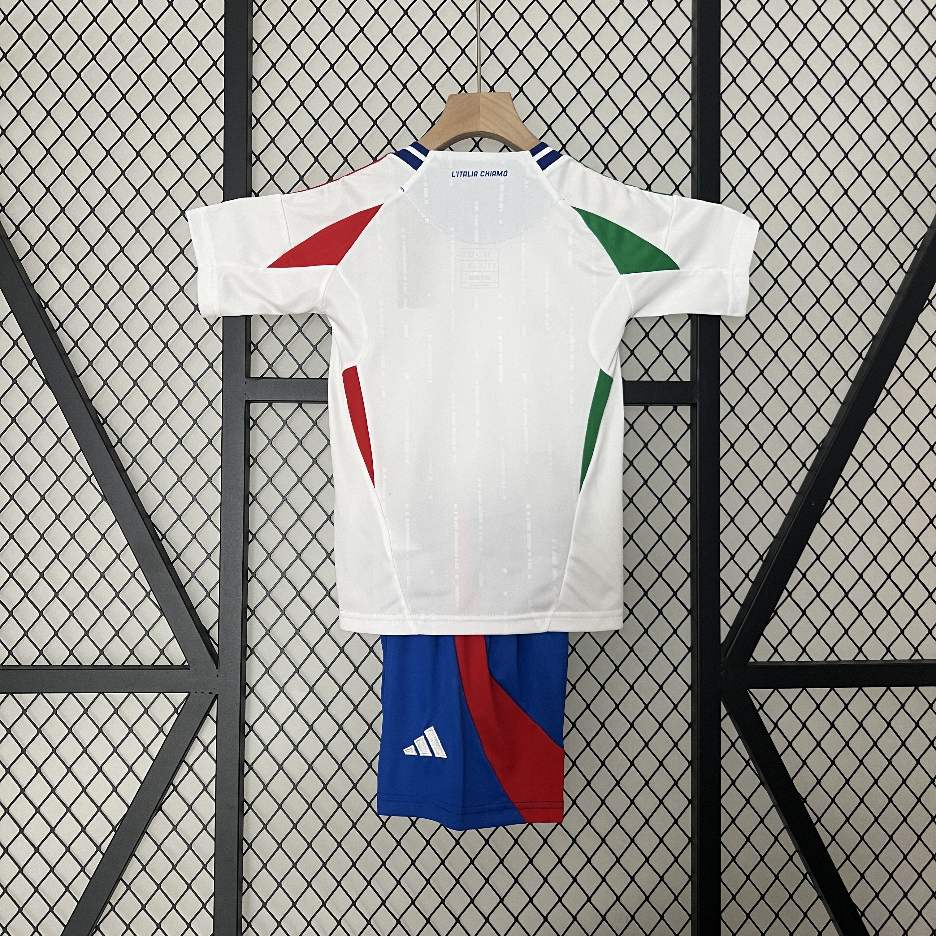 JerseysGala.com | Italy 2024 Away Stadium Kids Kit -Customize Name, Number and Patch | Worldwide Shipping