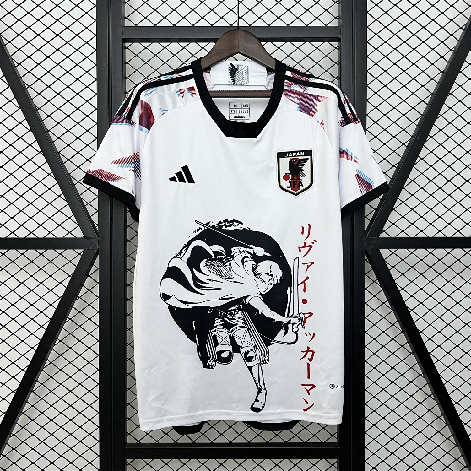 SIUjerseys-Japan 2024 Levi Ackerman White Jersey - Fans Version