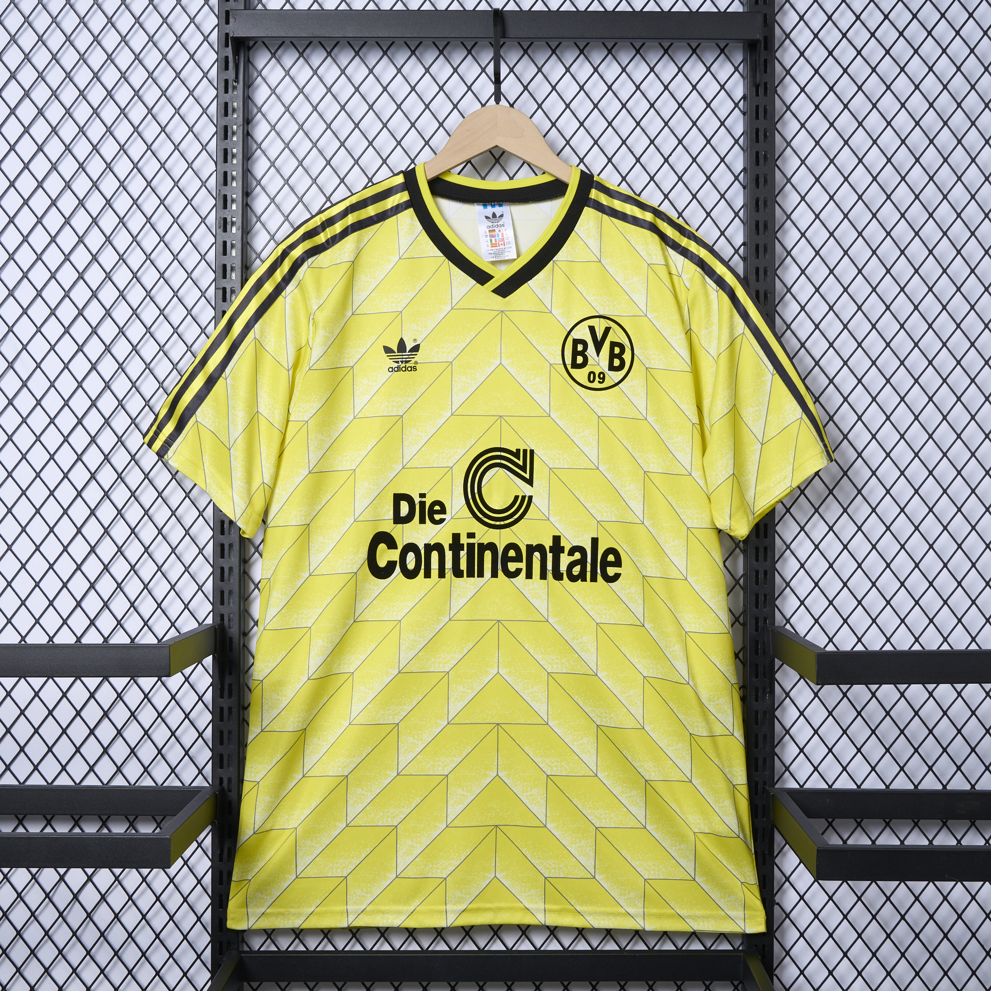Unitedfootballkit.com | Dortmund Retro 1988 Home Shirt -Customize Name, Number and Patch | Worldwide Shipping