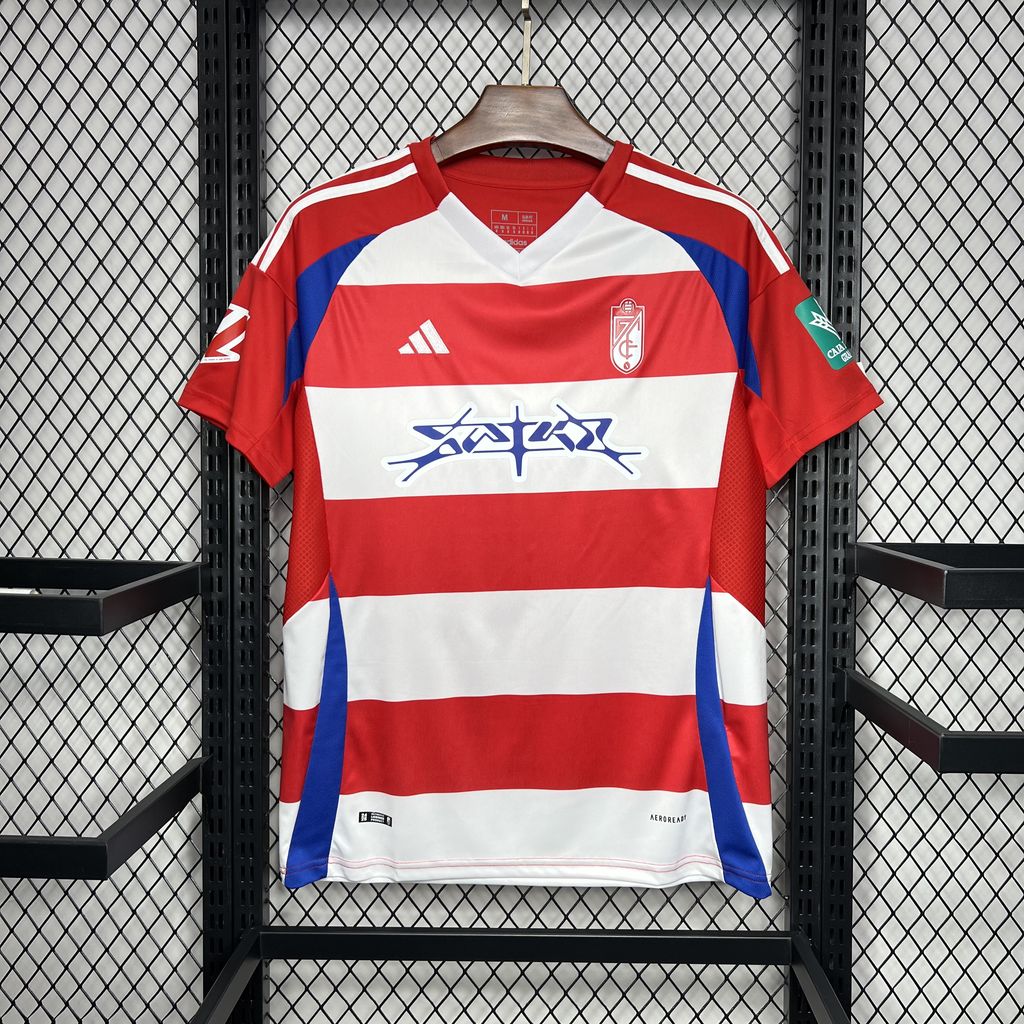 unitedfutballjersey-Granada CF 24-25 Home Stadium Jersey - Fans Version