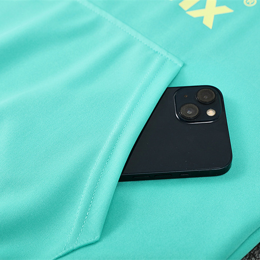 SIUjerseys-Club América 2025 Training Hoodie Set - Green Hoodie and Deep Blue Pants