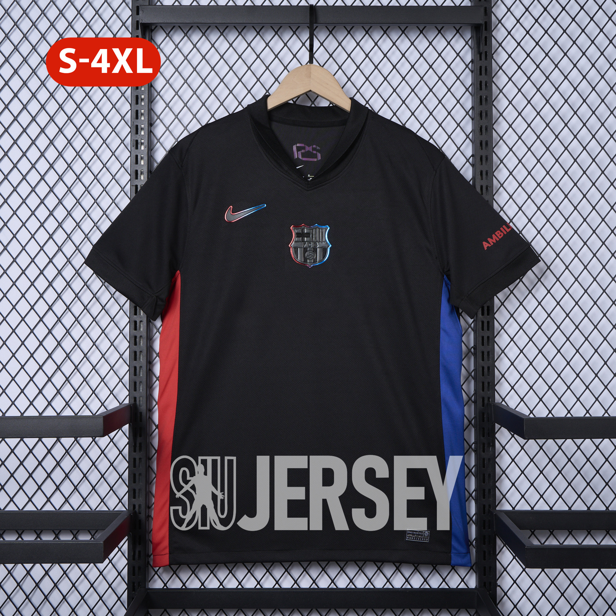 SIUjerseys-Barcelona 24-25 Away Unsponsored Jersey - Fans Version