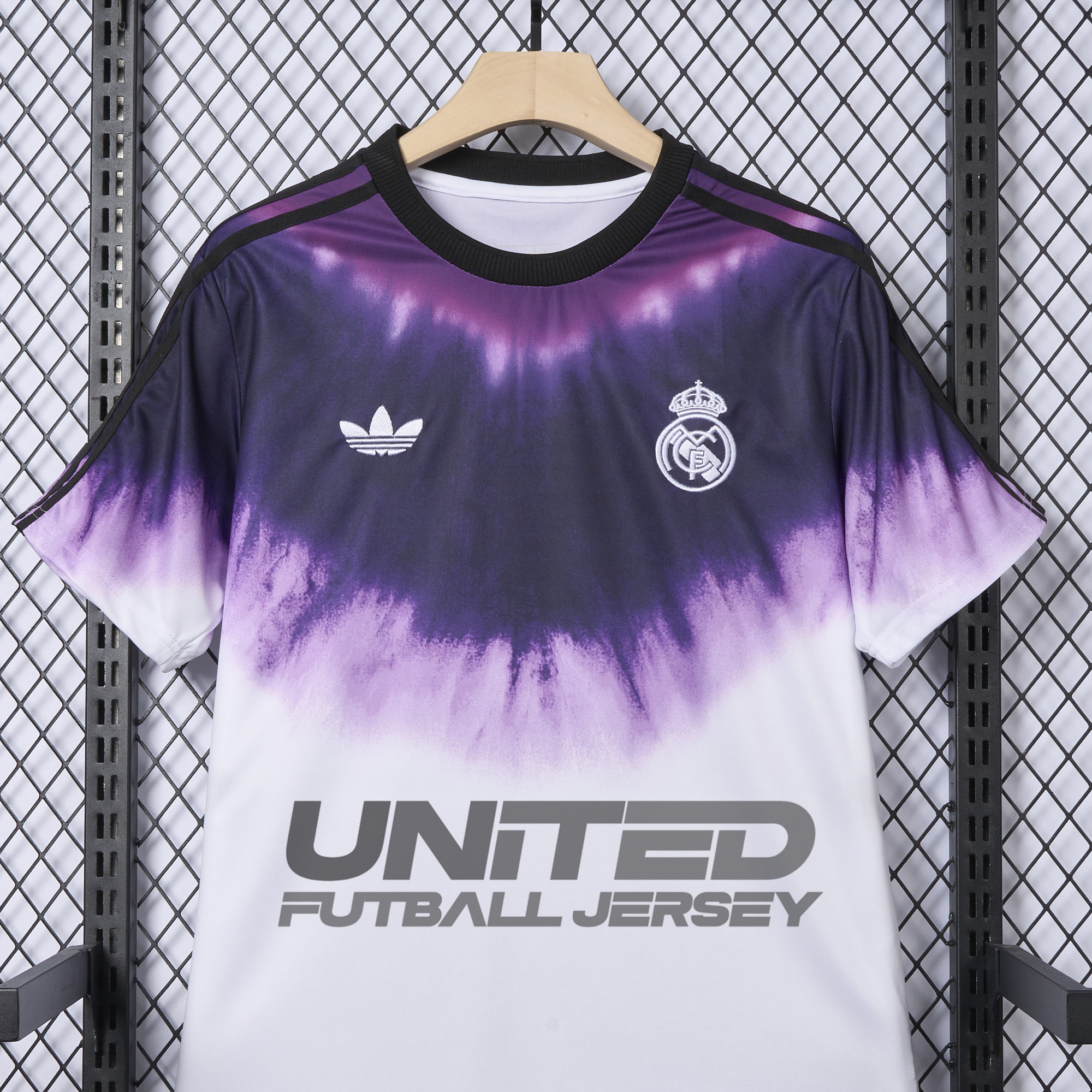 unitedfutballjersey-Real Madrid 24-25 White & Purple Spring Festival Special Edition Jersey - Fans Version
