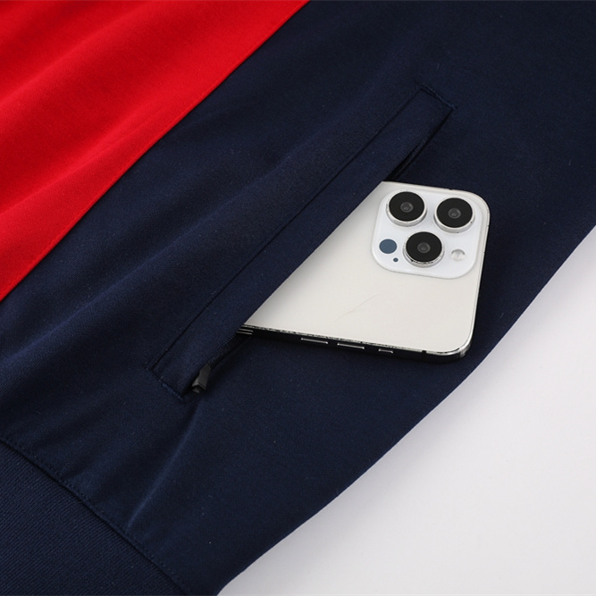 unitedfutballjersey-Arsenal 24-25 Originals LFSTLR Training Hoodie Set - Red Hoodie and Deep Blue Pants