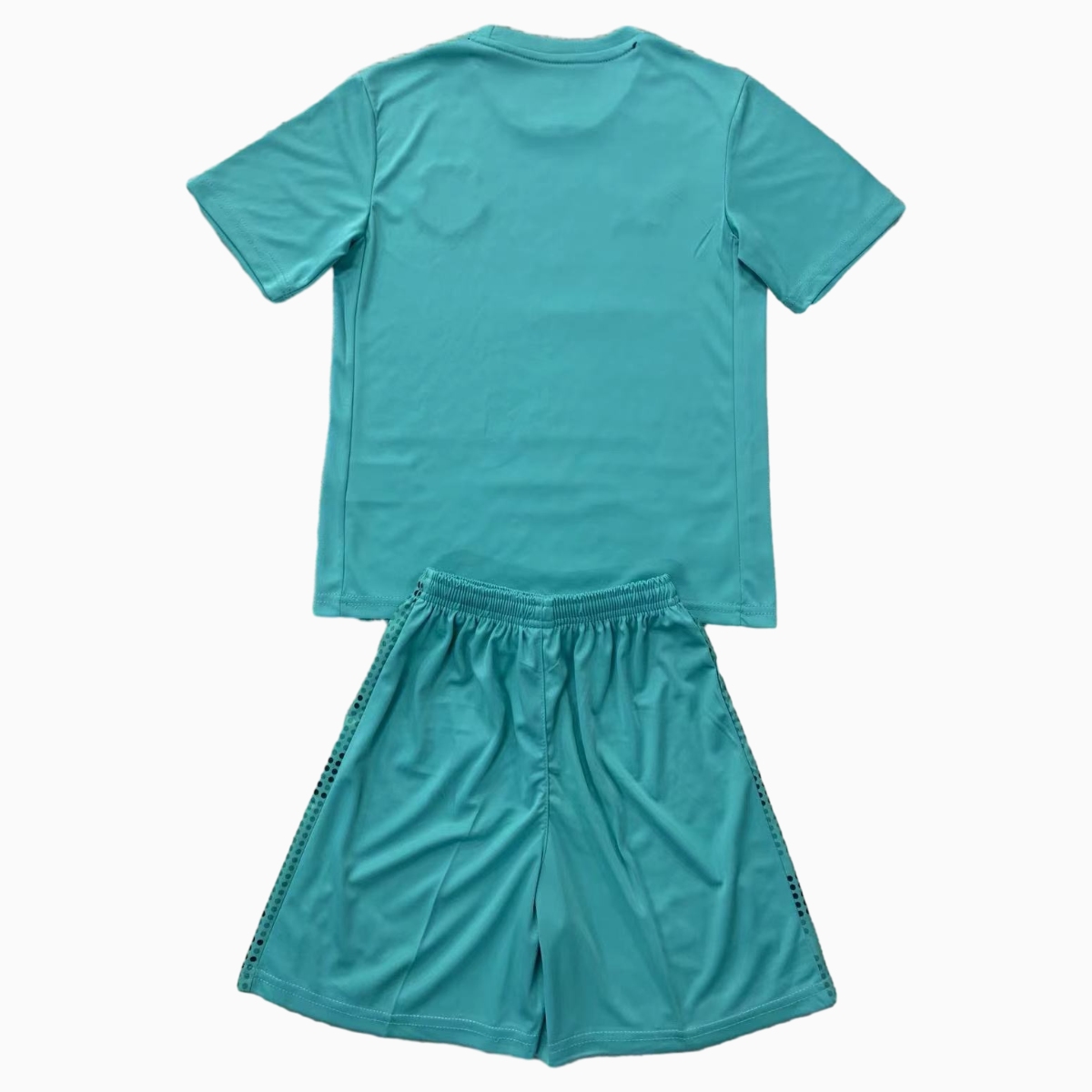 SIUjerseys-Everton 24-25 Lake Blue Goalkeeper Kids Kit