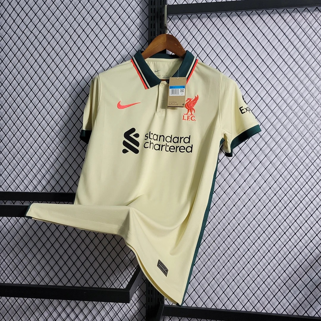 SIUjerseys-Retro Liver.pool 21-22 Away Stadium Jersey - Fans Version