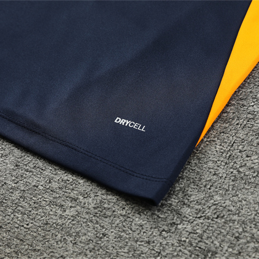 SIUjerseys-Marseille 24-25 Kids Long Sleeve Training Set - Royal Blue