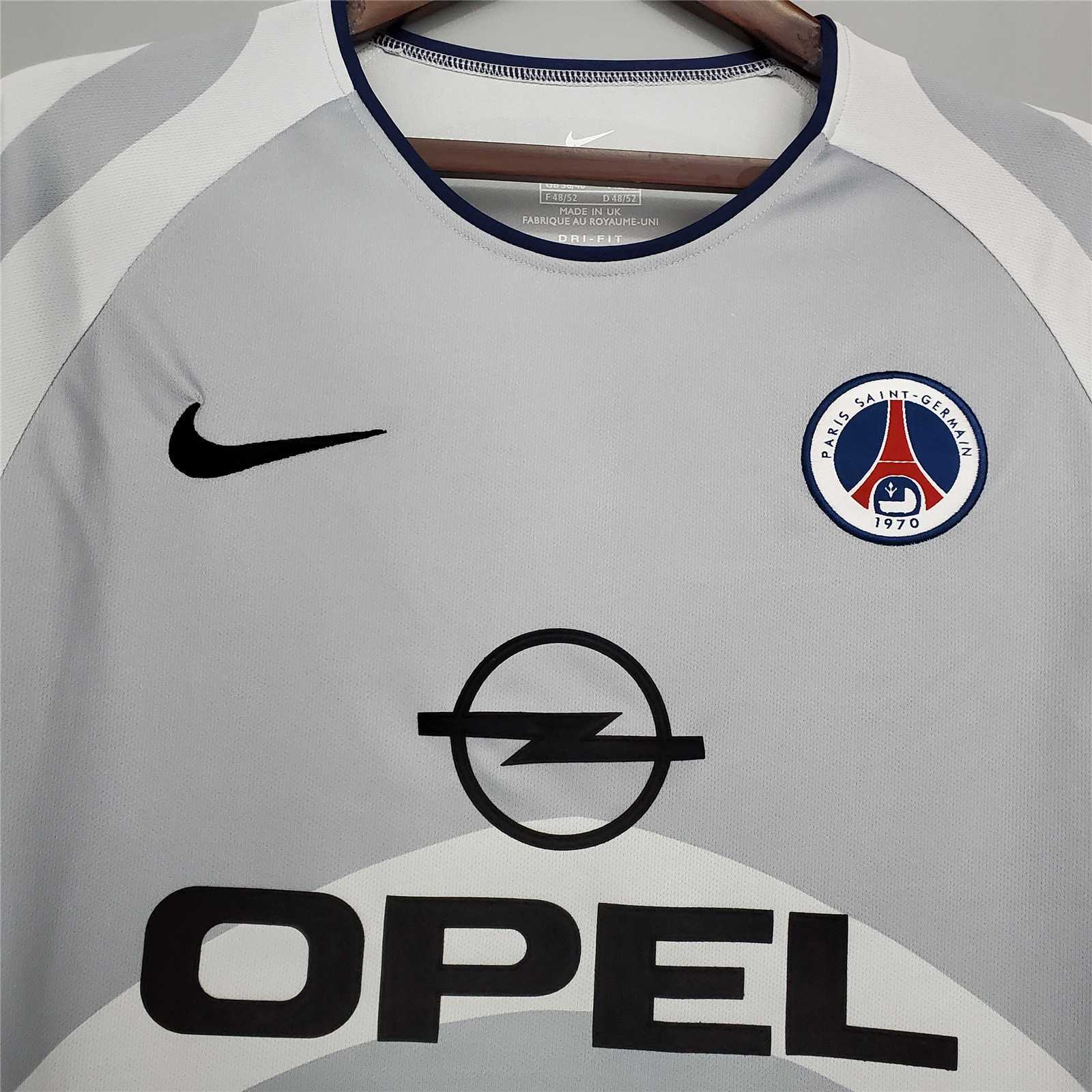 SIUjerseys-Retro Paris Saint-Germain PSG 2001-02 Away Jersey