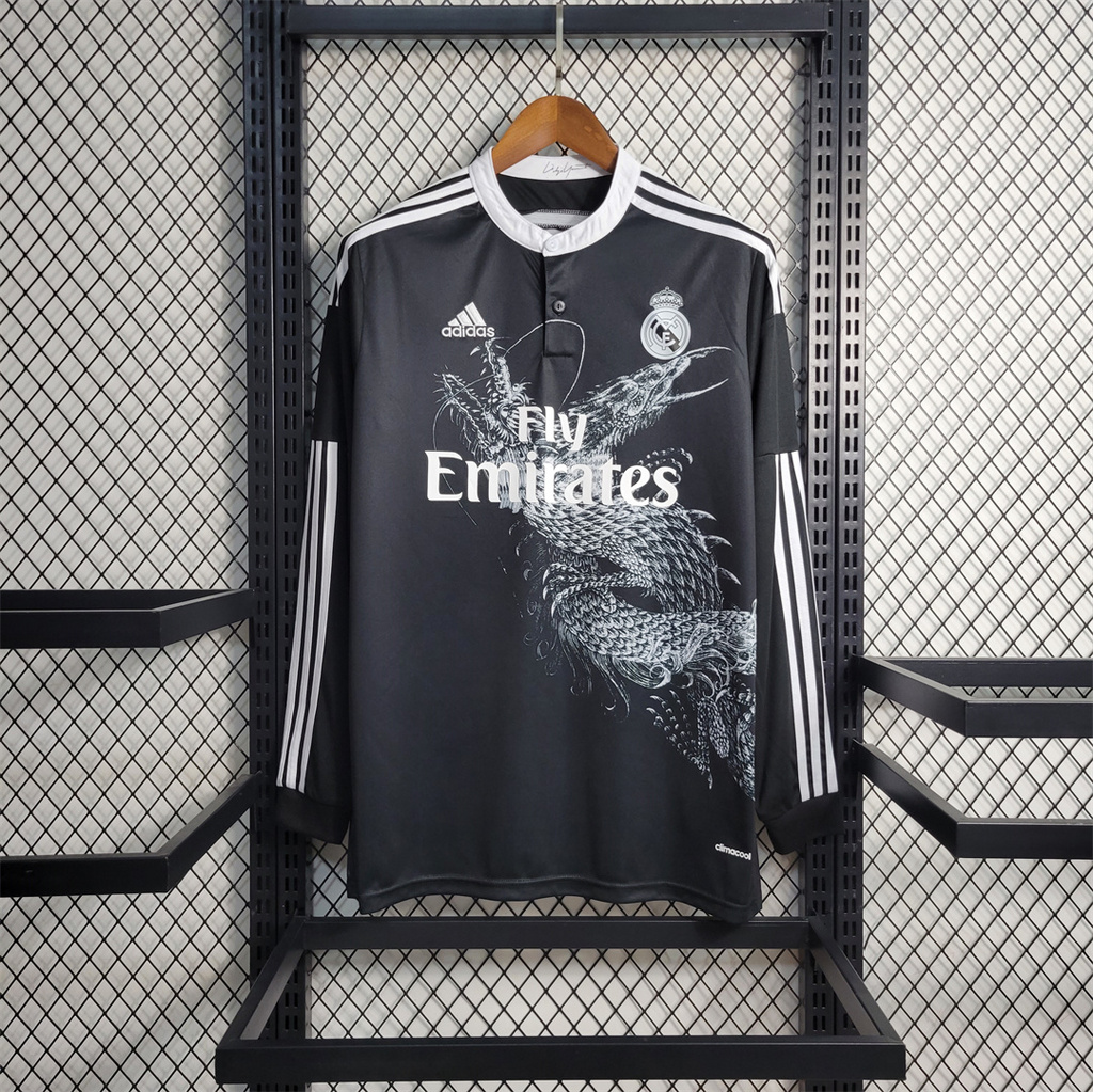 SIUjerseys-Retro Real Madrid 14-15 Third Away Long Sleeve Jersey