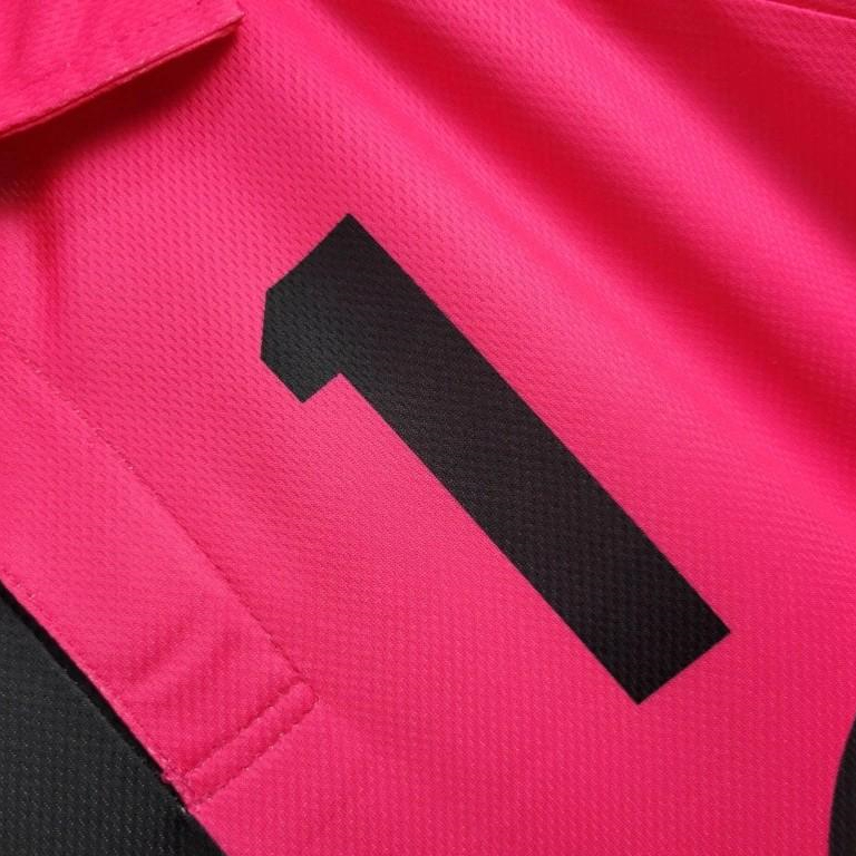 SIUjerseys-Retro Mexico 1998 World Cup Goalkeeper Pink Black Jersey