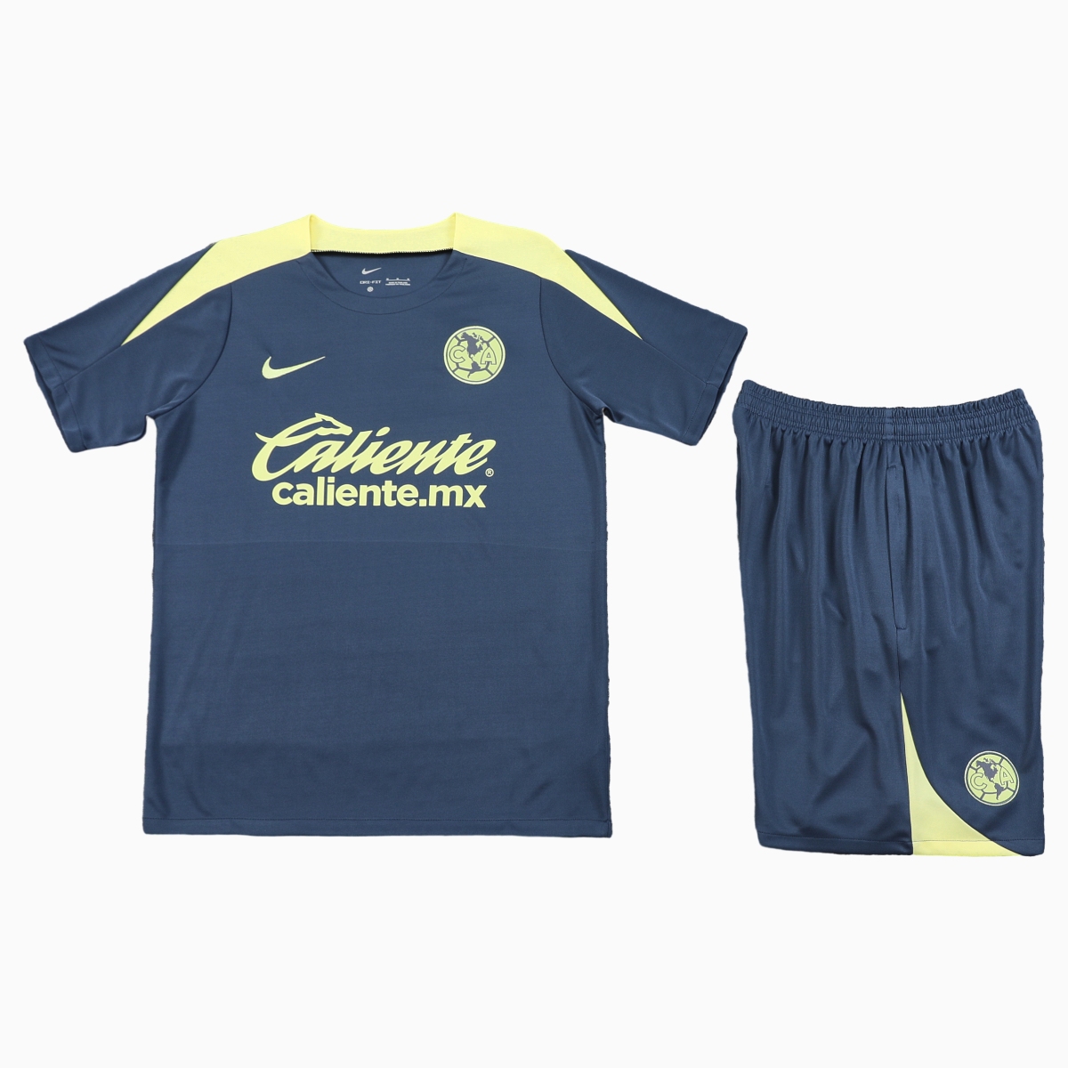 SIUjerseys-Club América 24-25 Short-Sleeve Training Set - Grey Top & Shorts