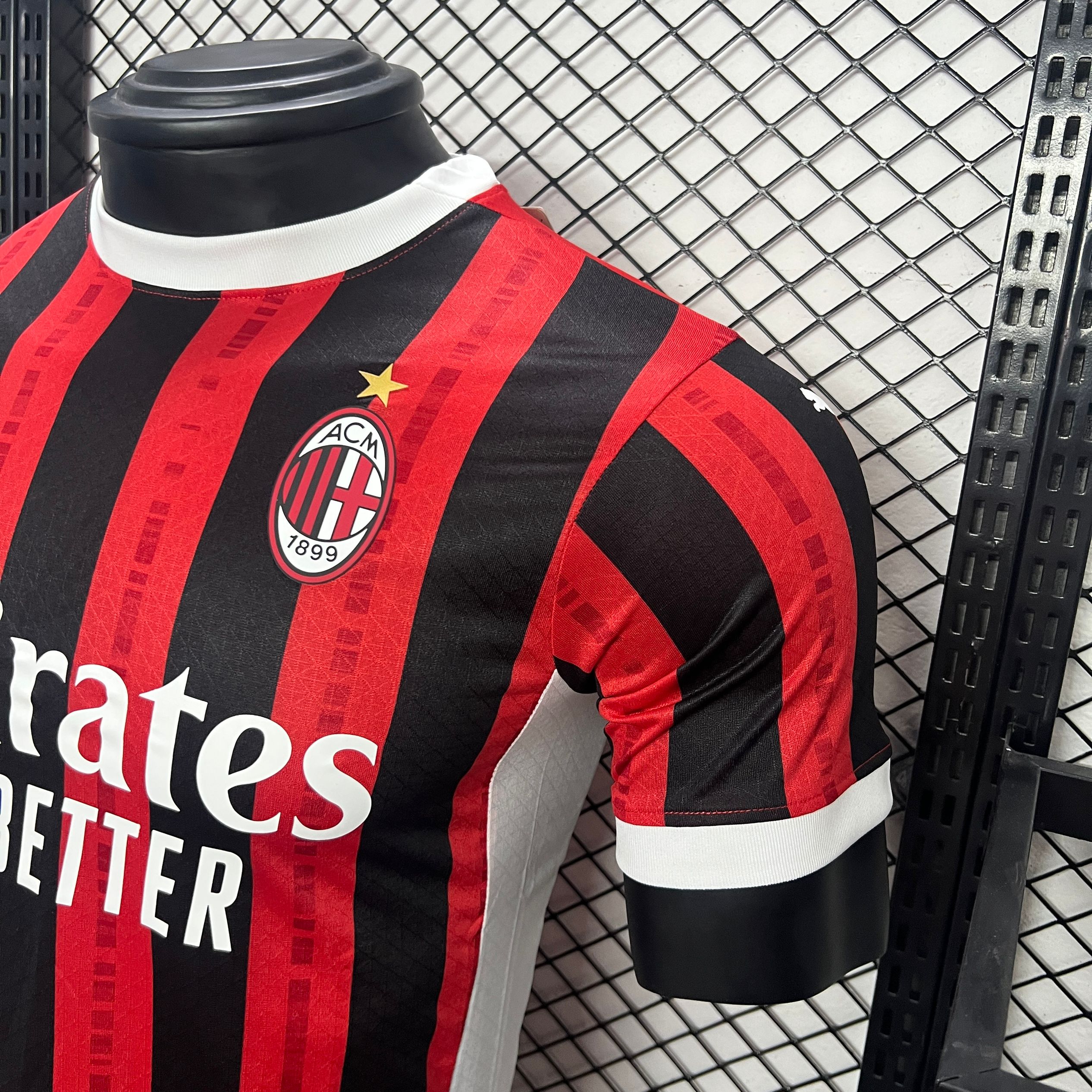 unitedfutballjersey-AC Milan 24-25 Home Stadium Jersey - Player Version