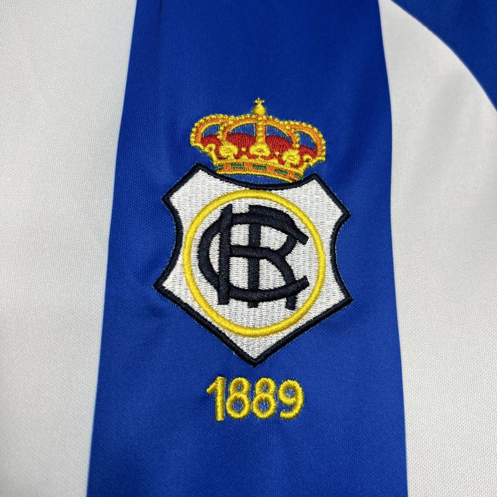 SIUjerseys-Real Club Recreativo de Huelva 24-25 Home Stadium Jersey - Fans Version
