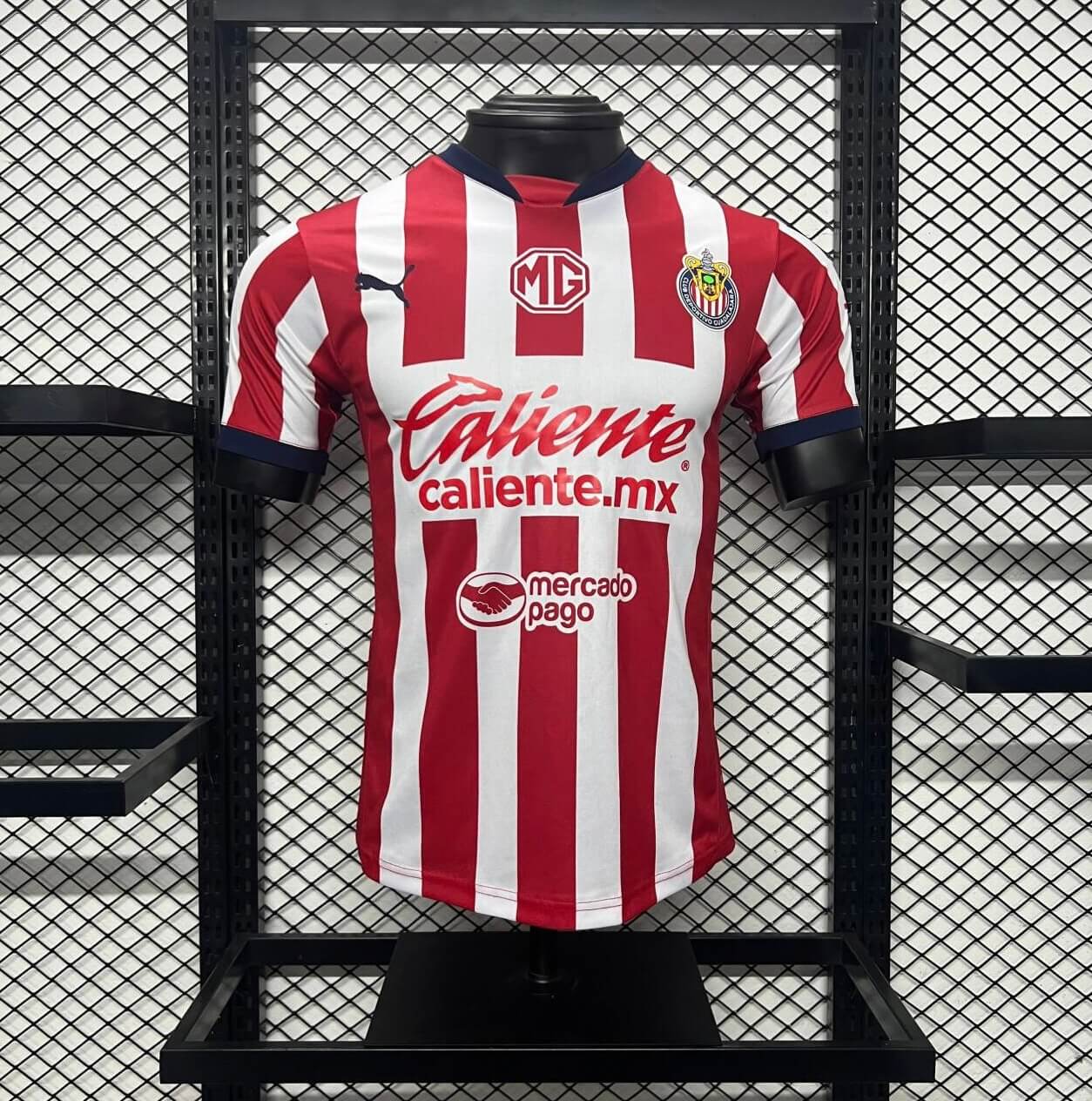JerseysGala.com | Chivas de Guadalajara 24-25 Home Stadium Jersey - Player Version -Customize Name, Number and Patch | Worldwide Shipping