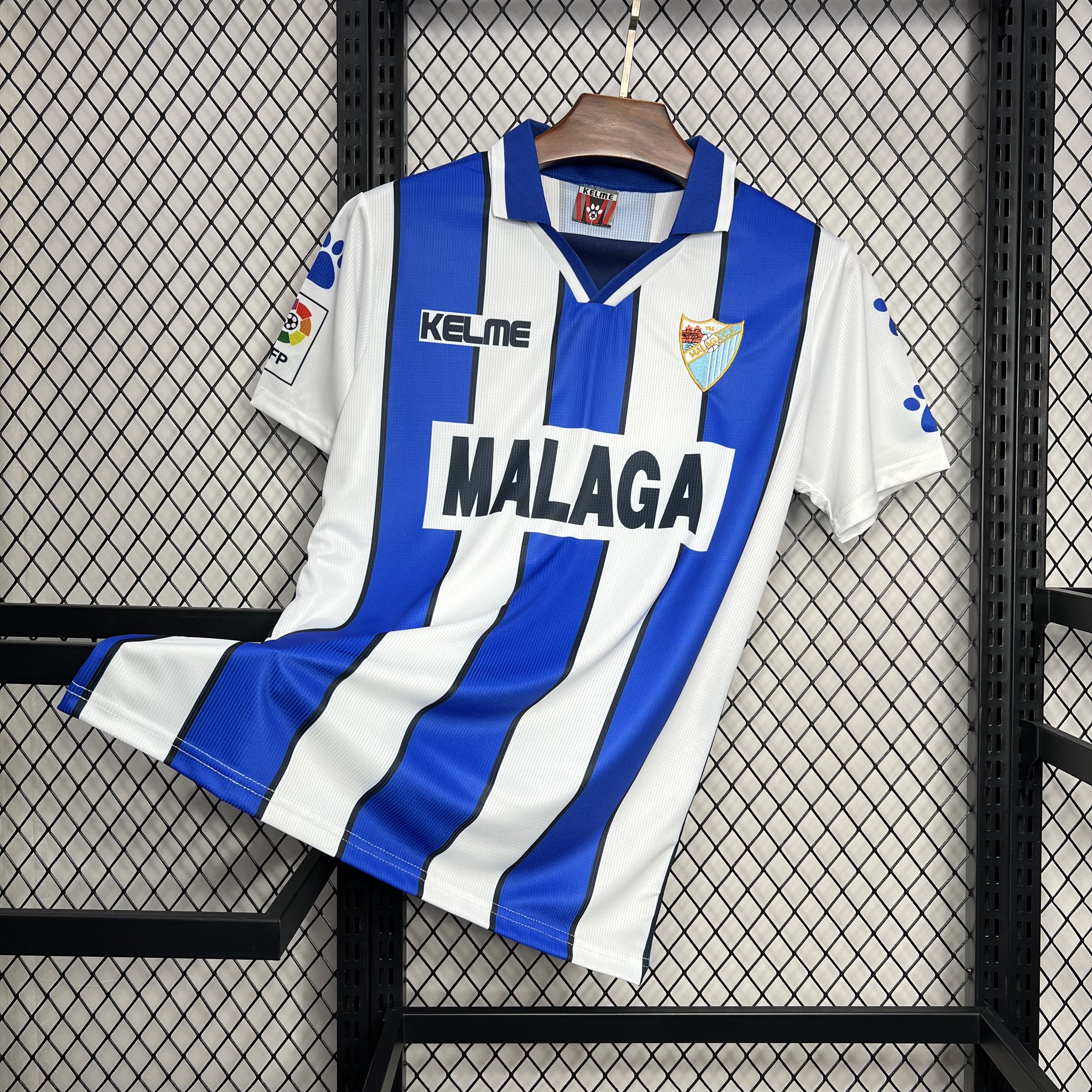 unitedfutballjersey-Retro Málaga 1998-99 Home Jersey