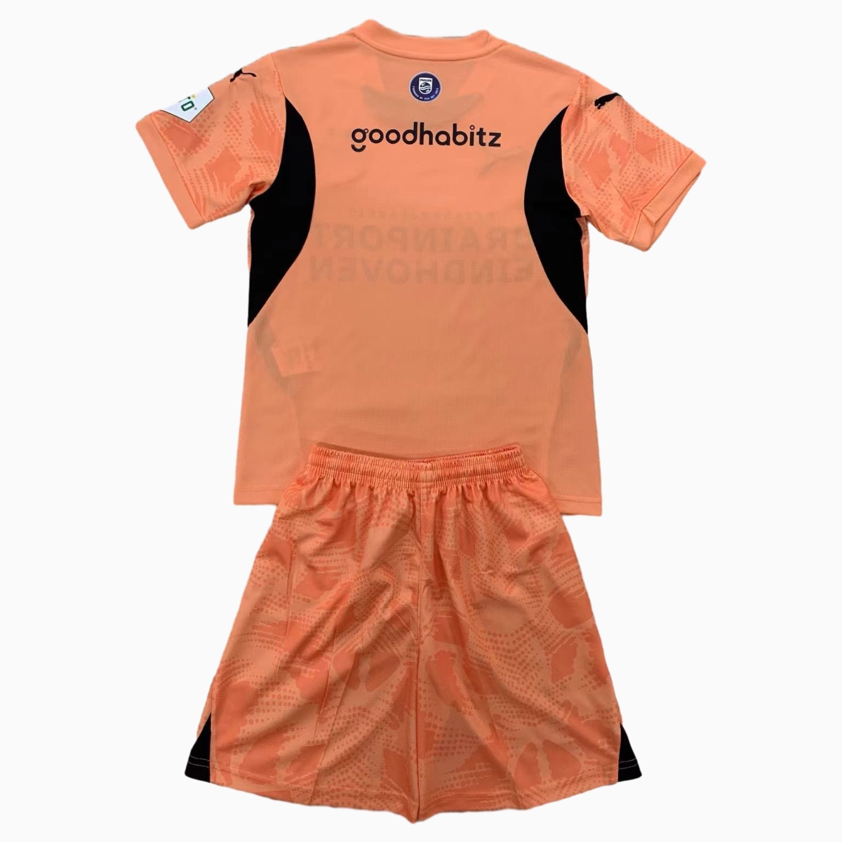 SIUjerseys-PSV Eindhoven 24-25 Orange Goalkeeper Men's Adult Jersey Set - Fans Version