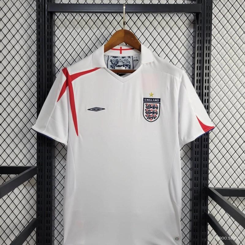 SIUjerseys-Retro England 2006 Home Stadium Jersey