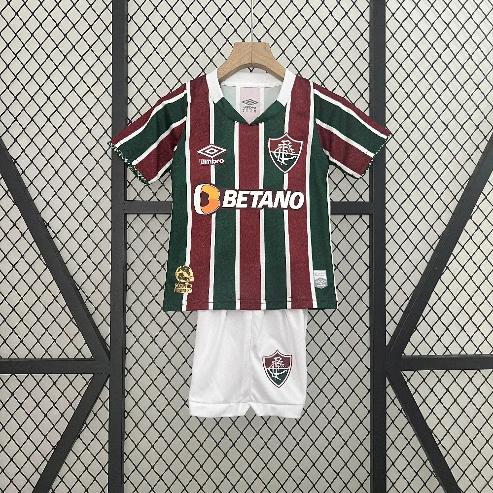 JerseysGala.com | Fluminense 24-25 Home Kids Kit -Customize Name, Number and Patch | Worldwide Shipping