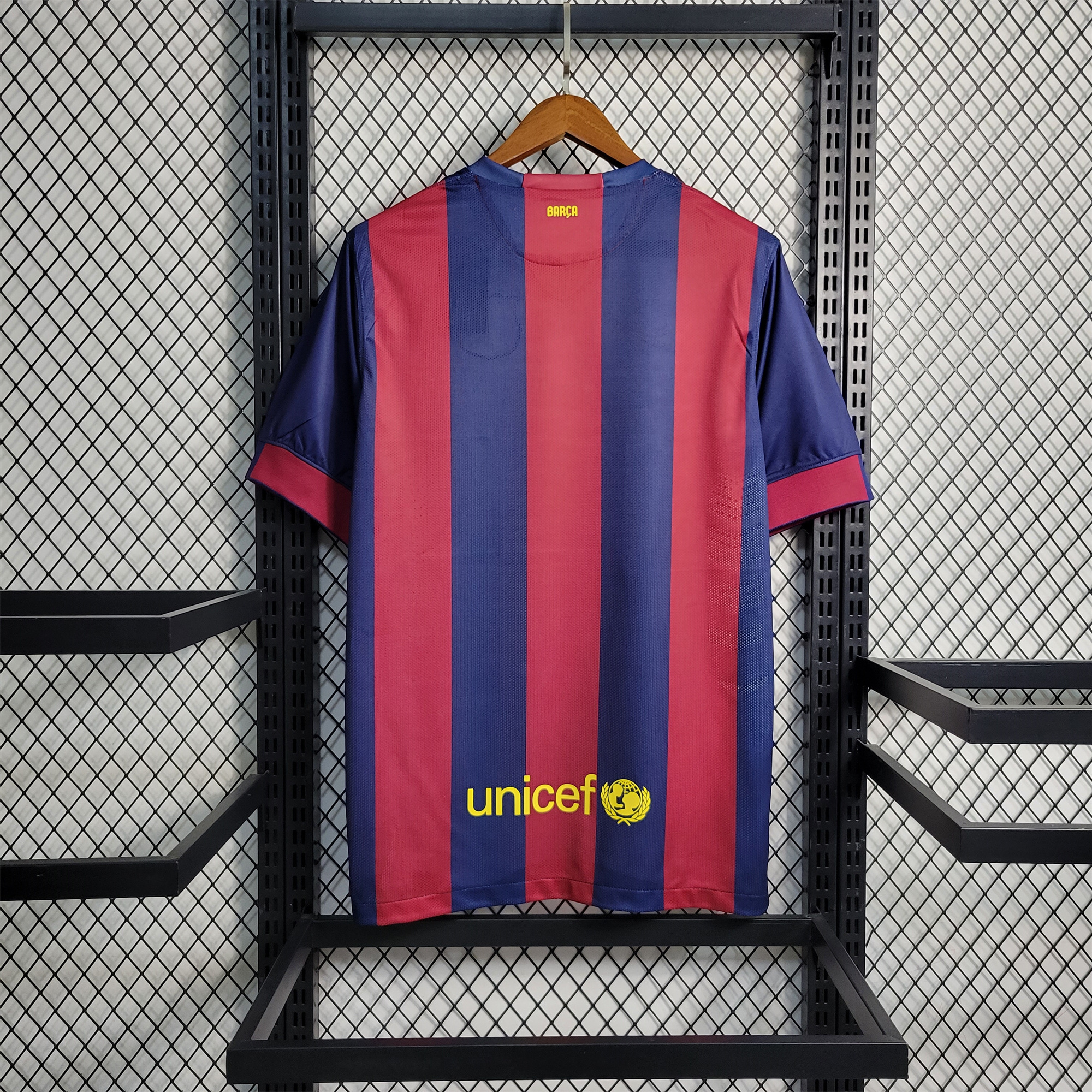 SIUjerseys-Retro Barcelona 14-15 Home Stadium Jersey