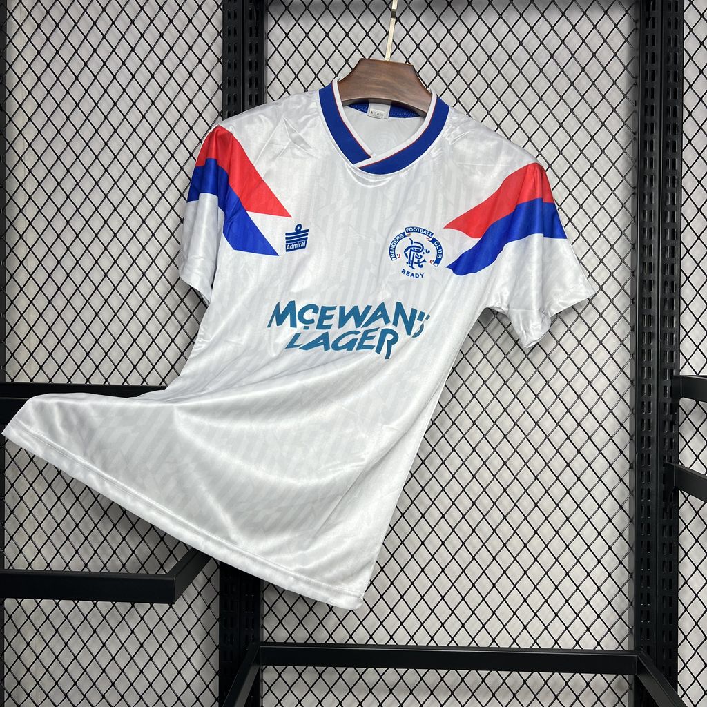 SIUjerseys-Retro Glasgow Rangers 1990-92 Away Jersey