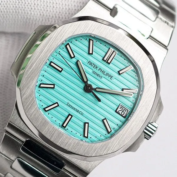 Patek Philippe Nautilus 40mm 5711/1A-018 Men's Stainless Steel Tiffany Blue Dial