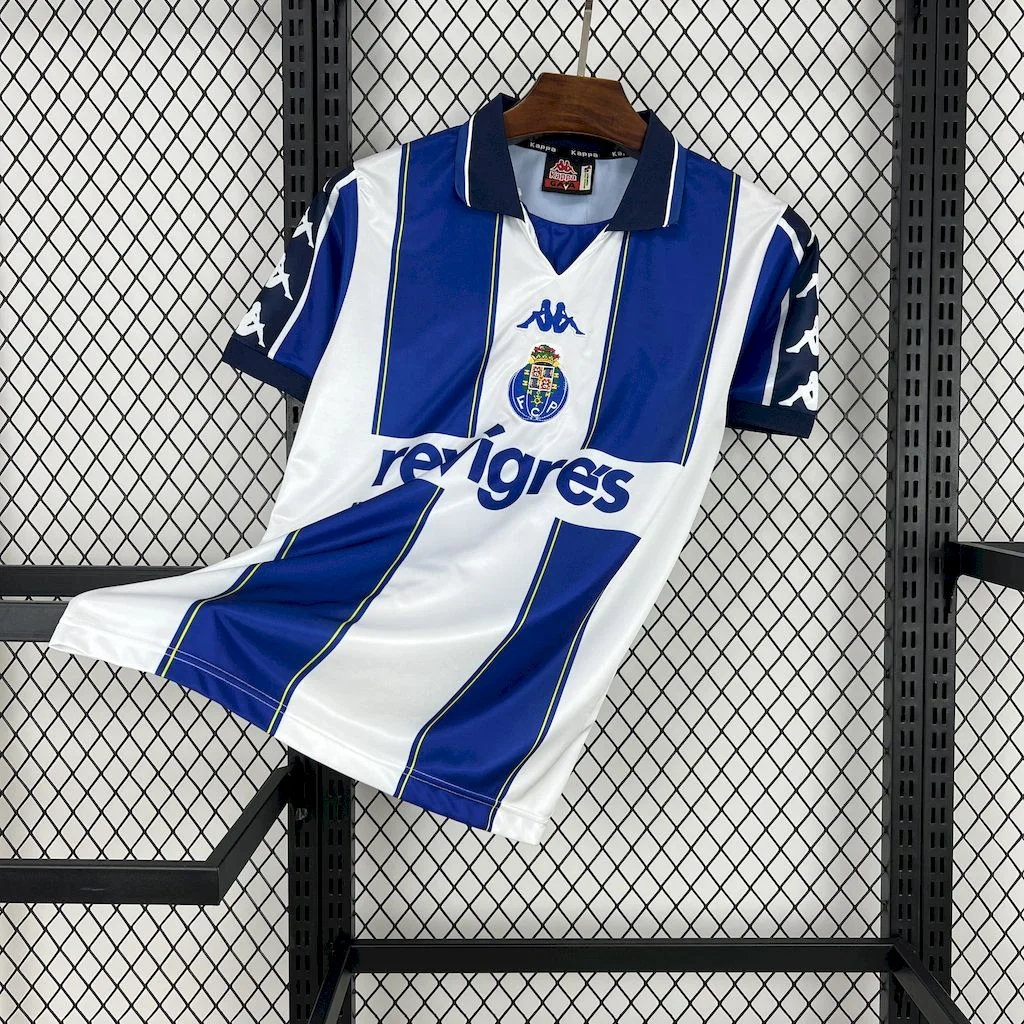 ManixJersey.com | Retro Porto 1999-00 Home Jersey -Customize Name, Number and Patch | Worldwide Shipping