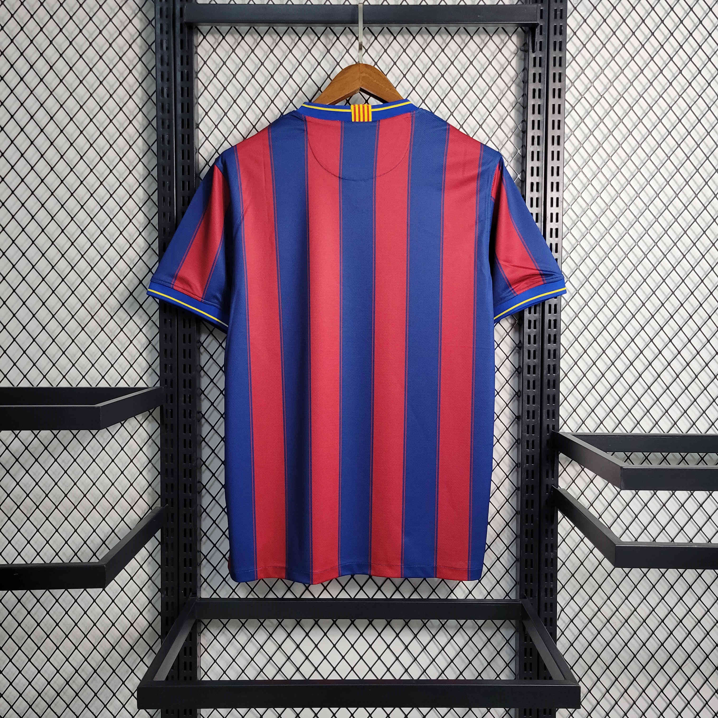 SIUjerseys-Retro Barcelona 09-10 Home Stadium Jersey