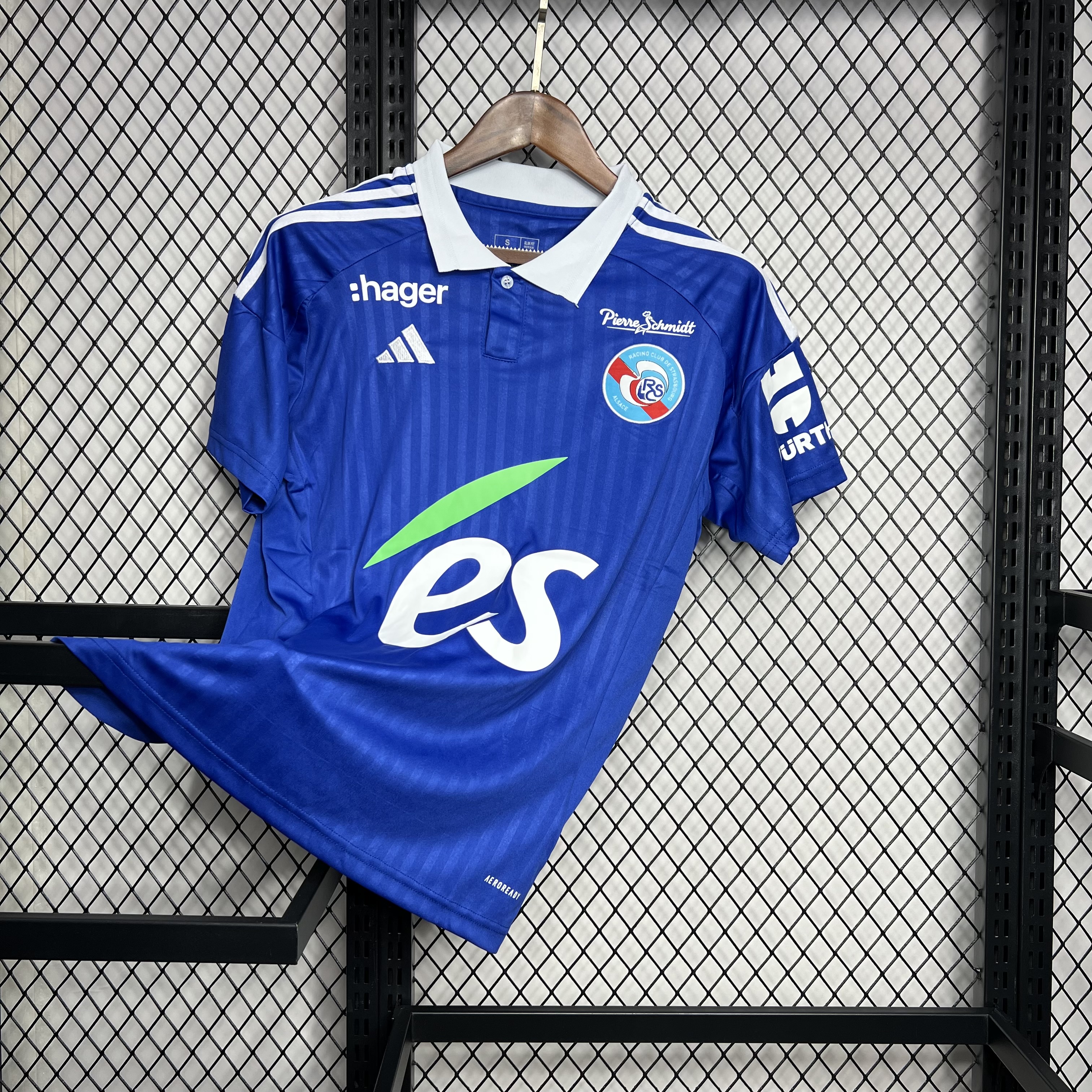 unitedfutballjersey-Strasbourg 24-25 Home Stadium Jersey - Fans Version