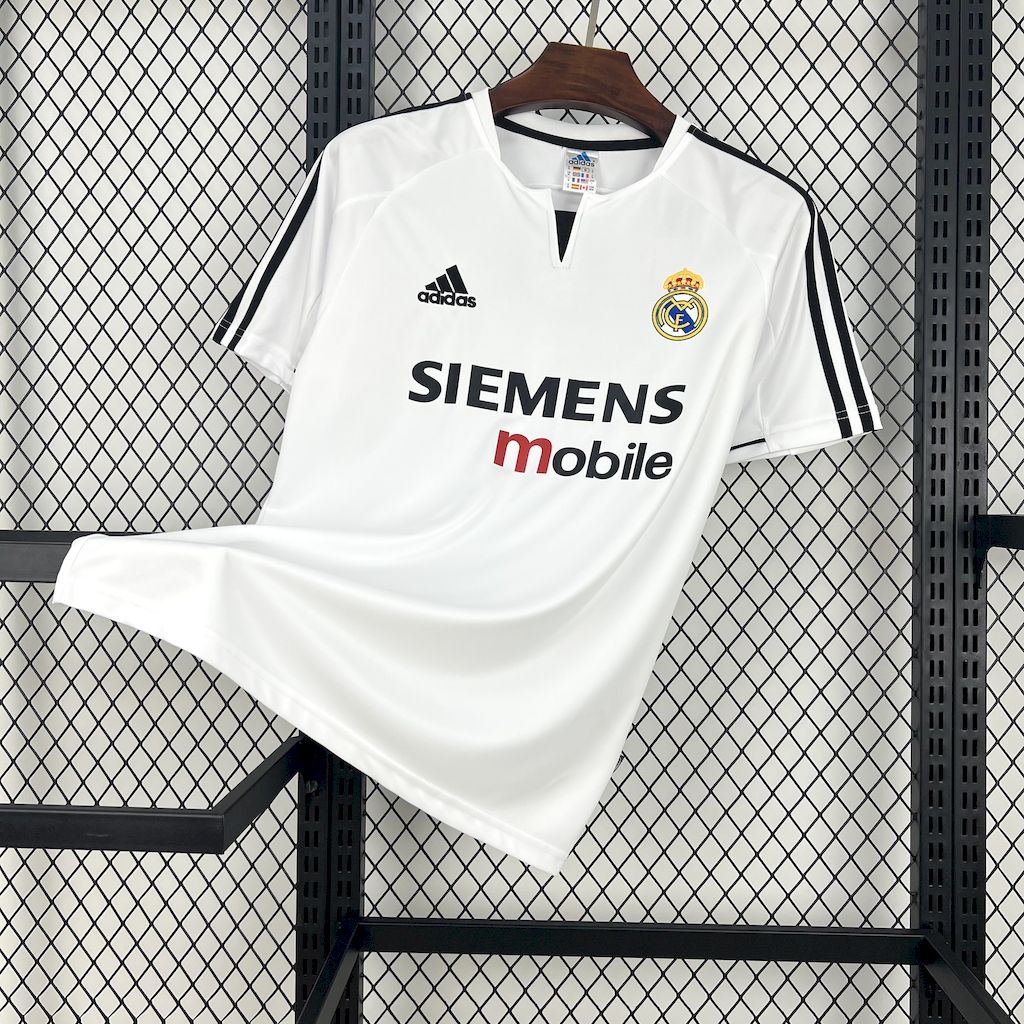 SIUjerseys-Retro Real Madrid 2003-04 Home Jersey