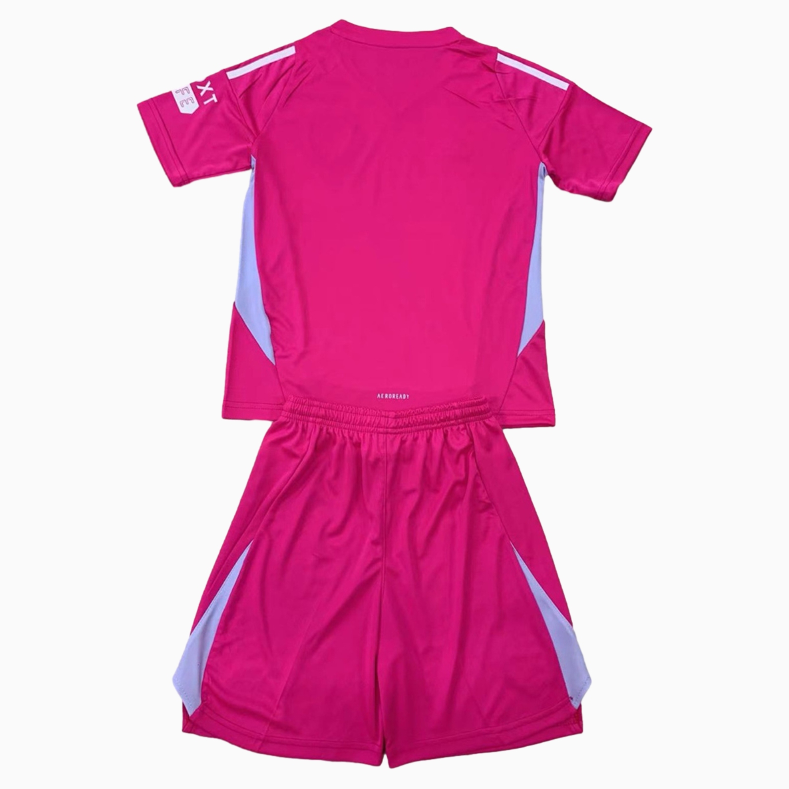 SIUjerseys-Leeds United 24-25 Pink Goalkeeper Kids Kit