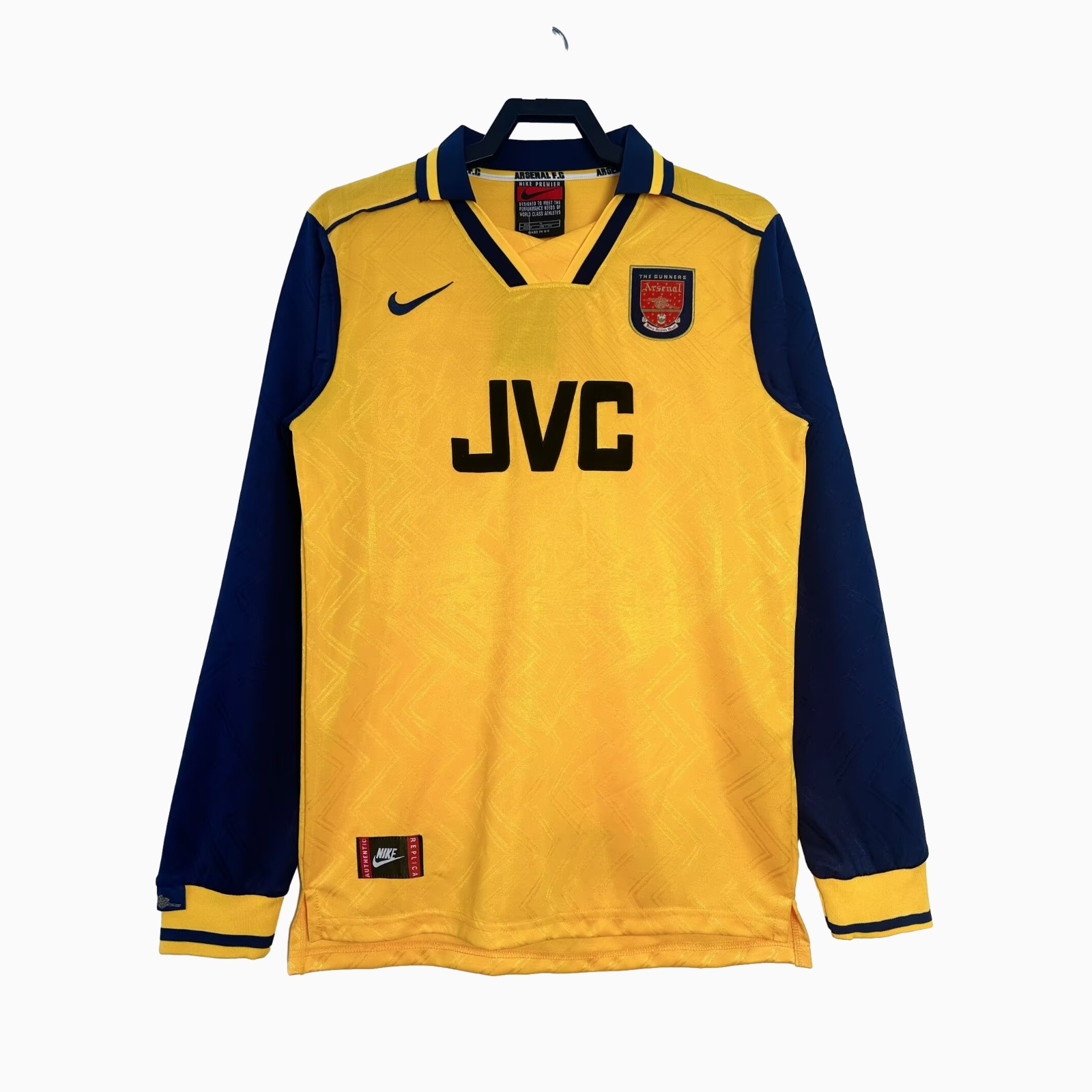 SIUjerseys-Retro Arsenal 1996-97 Away Long Sleeves Jersey