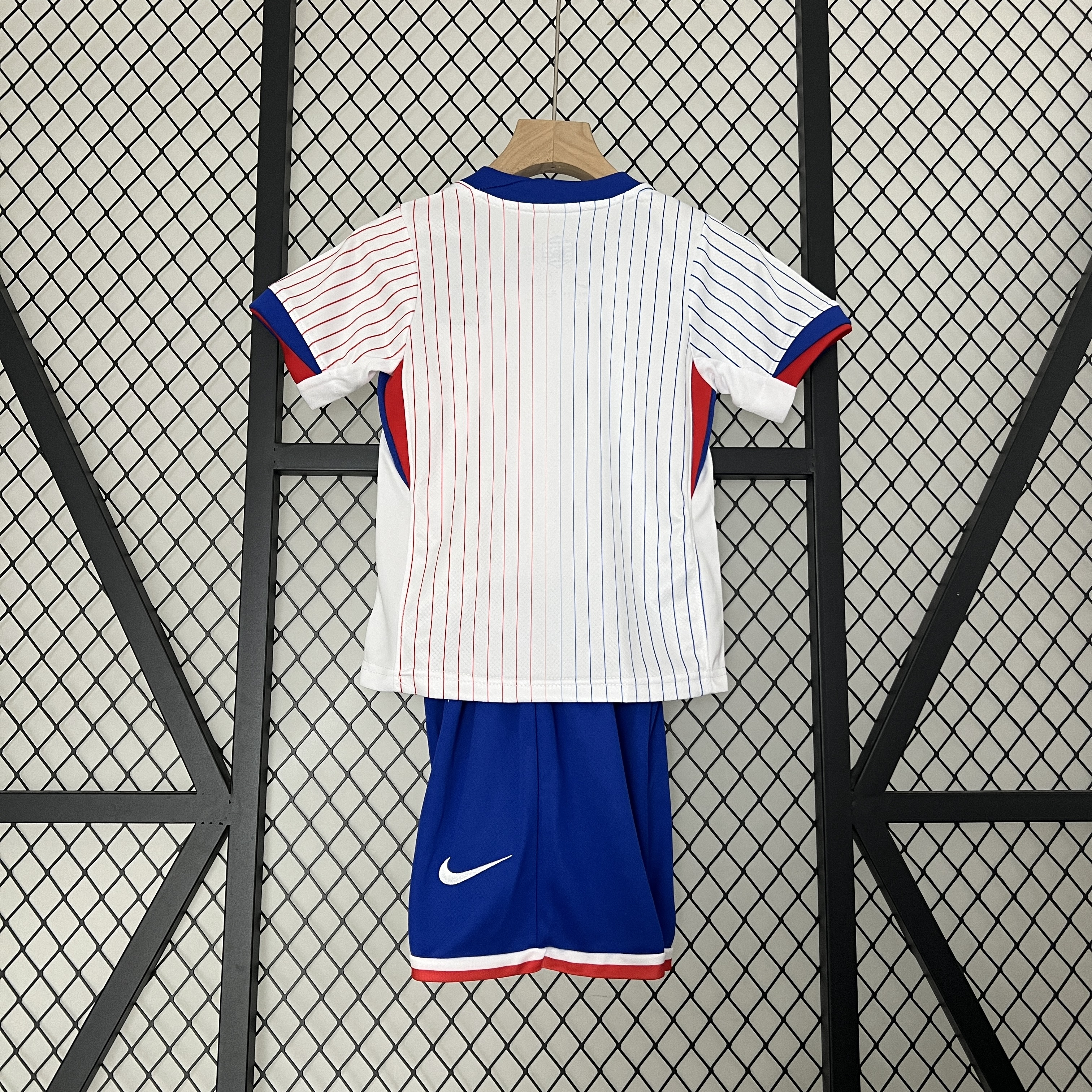SIUjerseys-France 2024 Away Stadium Kids Kit