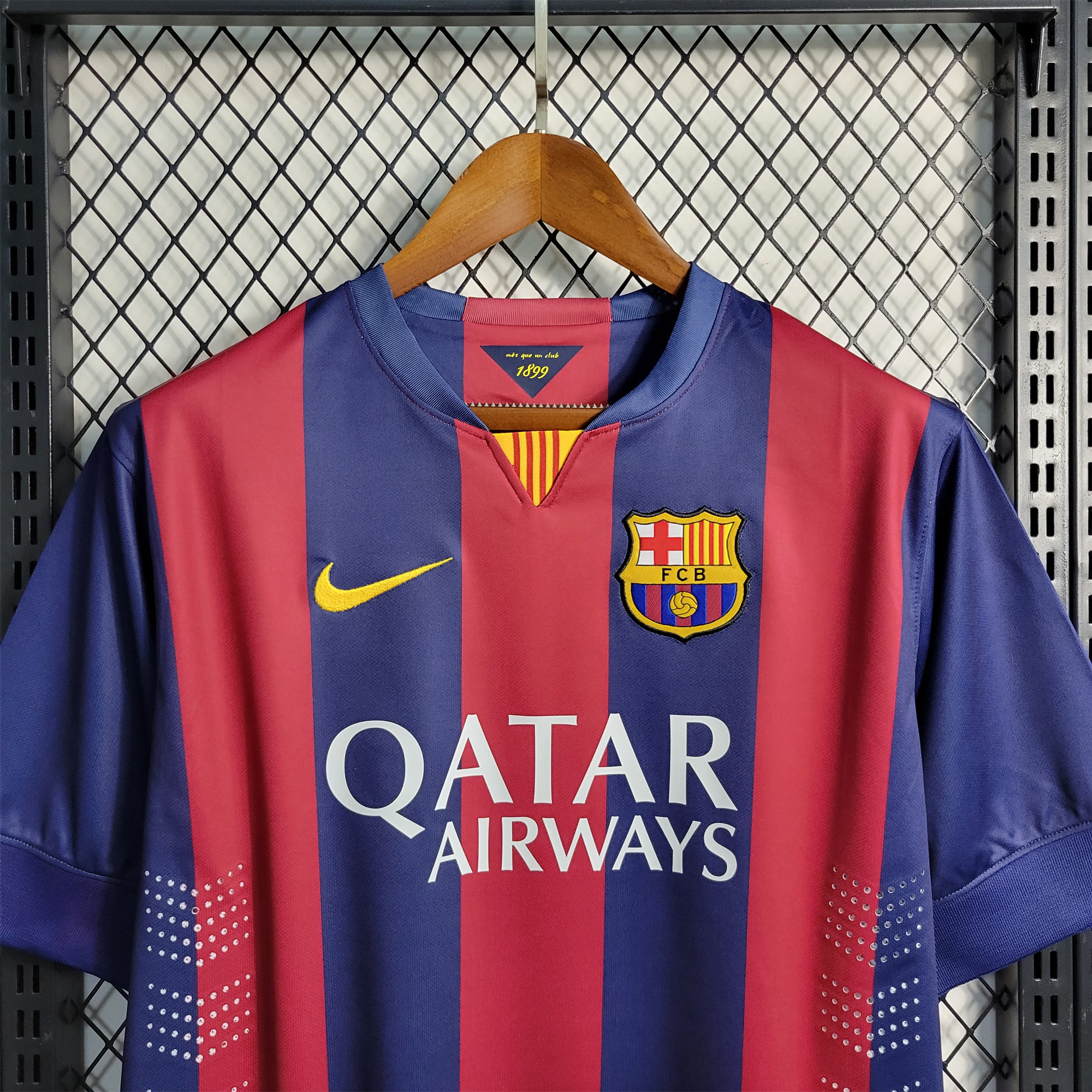 SIUjerseys-Retro Barcelona 14-15 Home Stadium Jersey